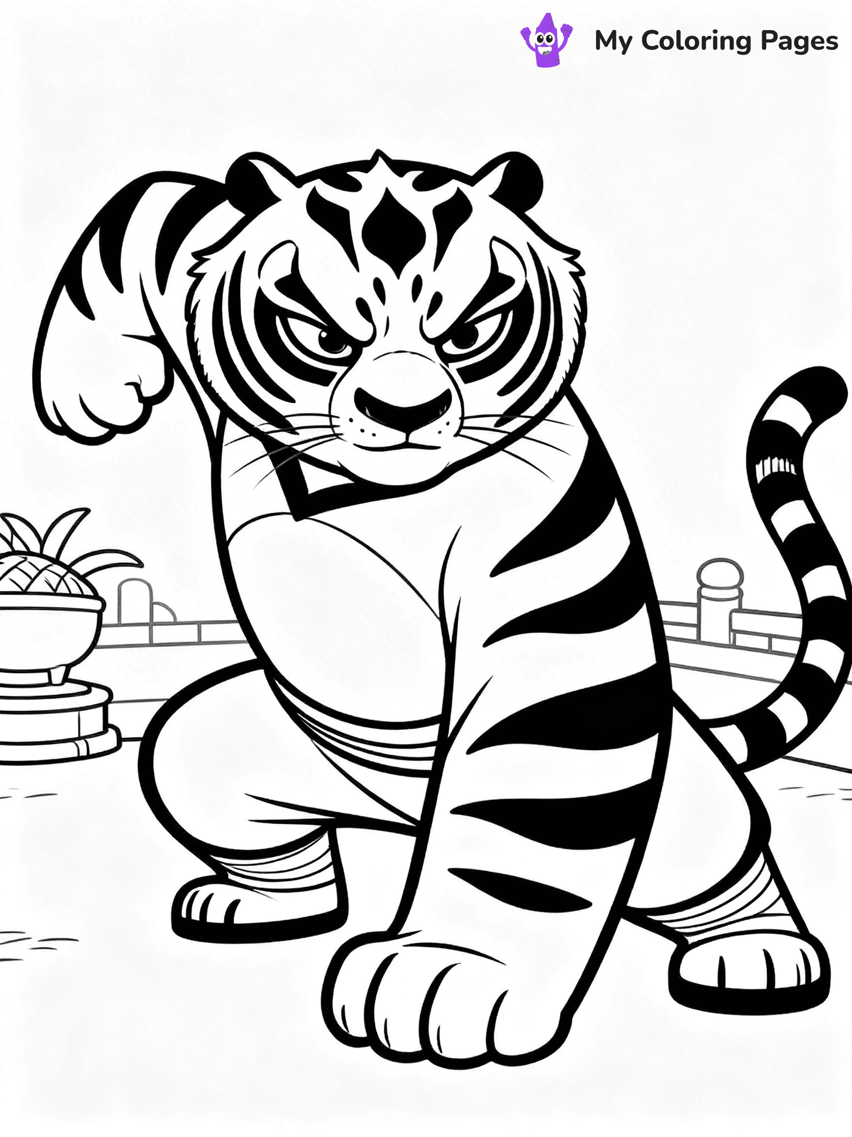 Kung Fu Panda Coloring Pages - 6