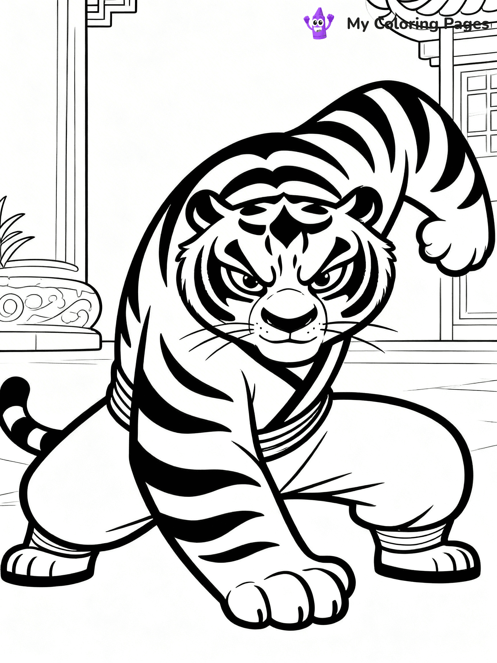 Kung Fu Panda Coloring Pages - 5