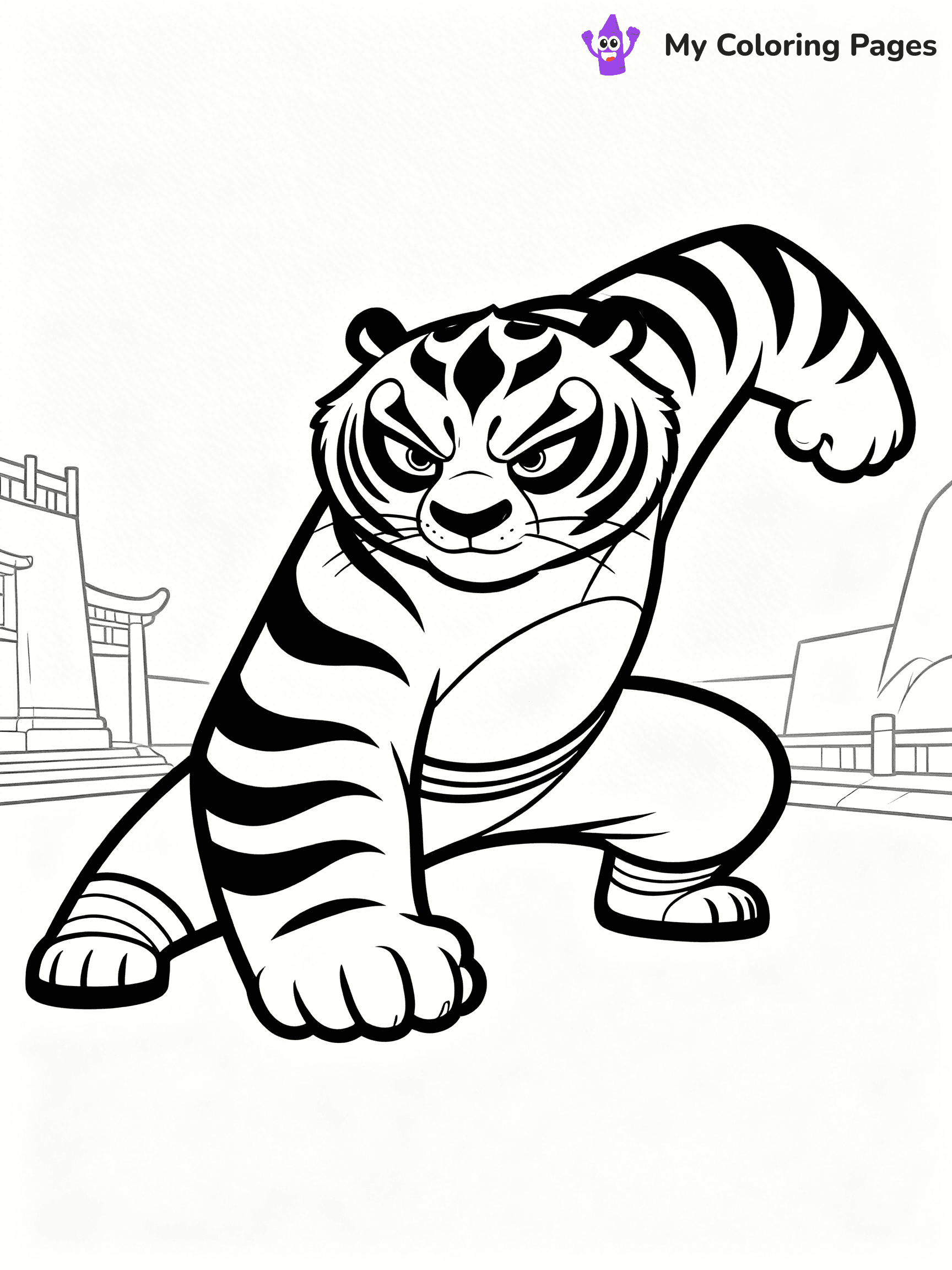 Kung Fu Panda Coloring Pages - 4
