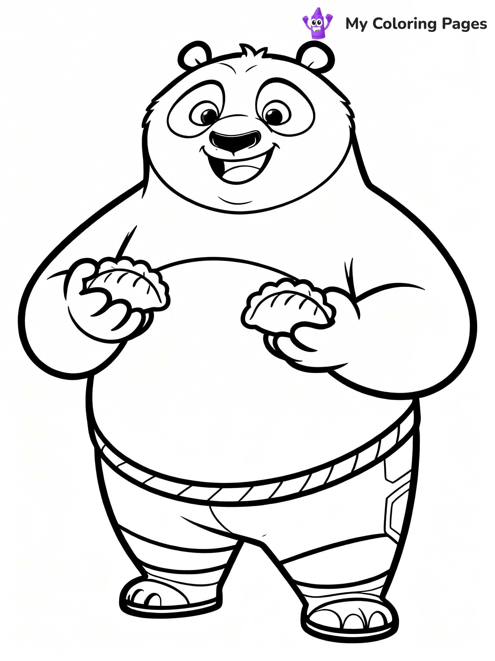 Kung Fu Panda Coloring Pages - 3