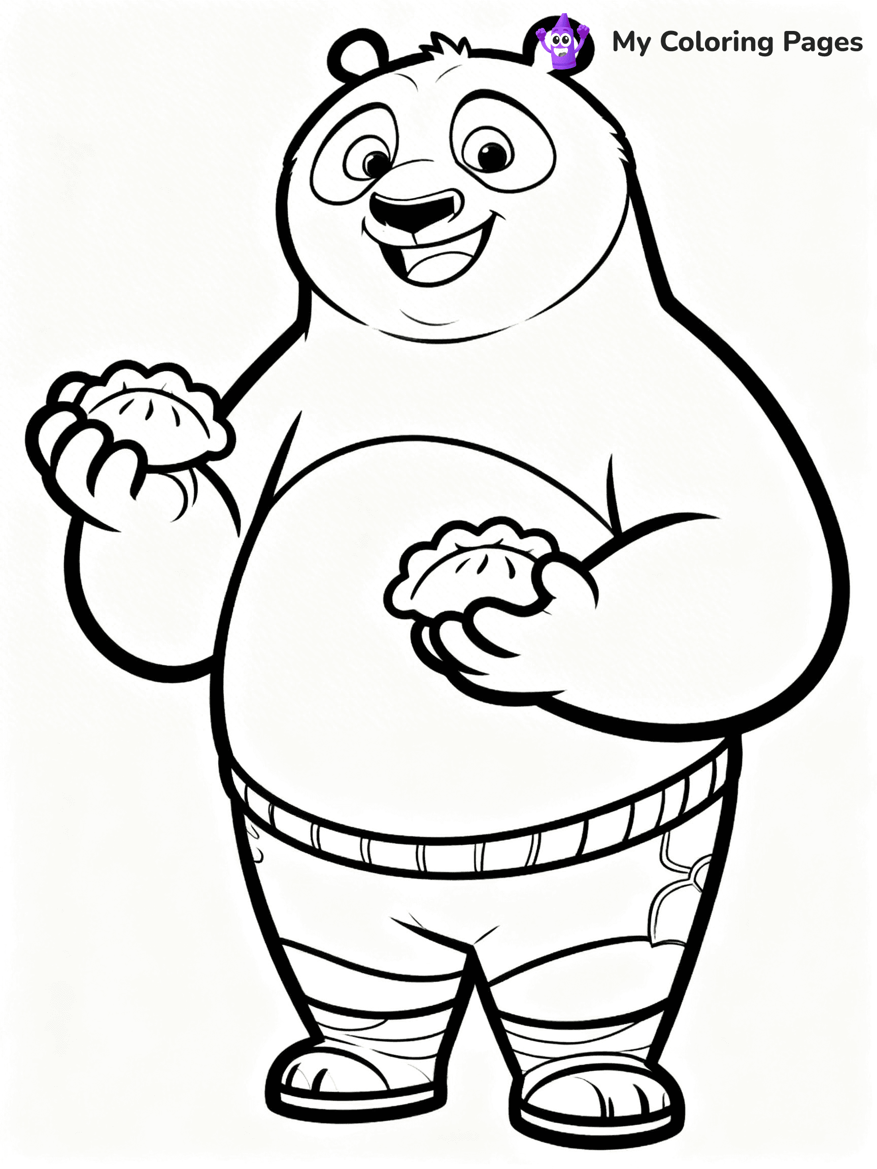 Kung Fu Panda Coloring Pages - 2