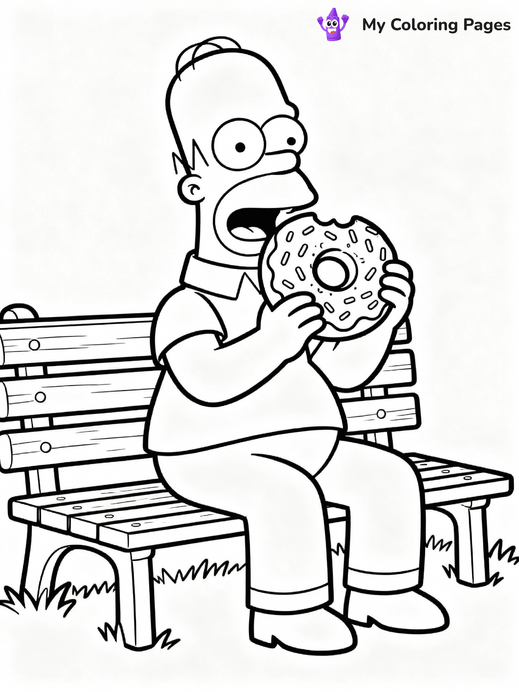 Donut Coloring Pages - 21