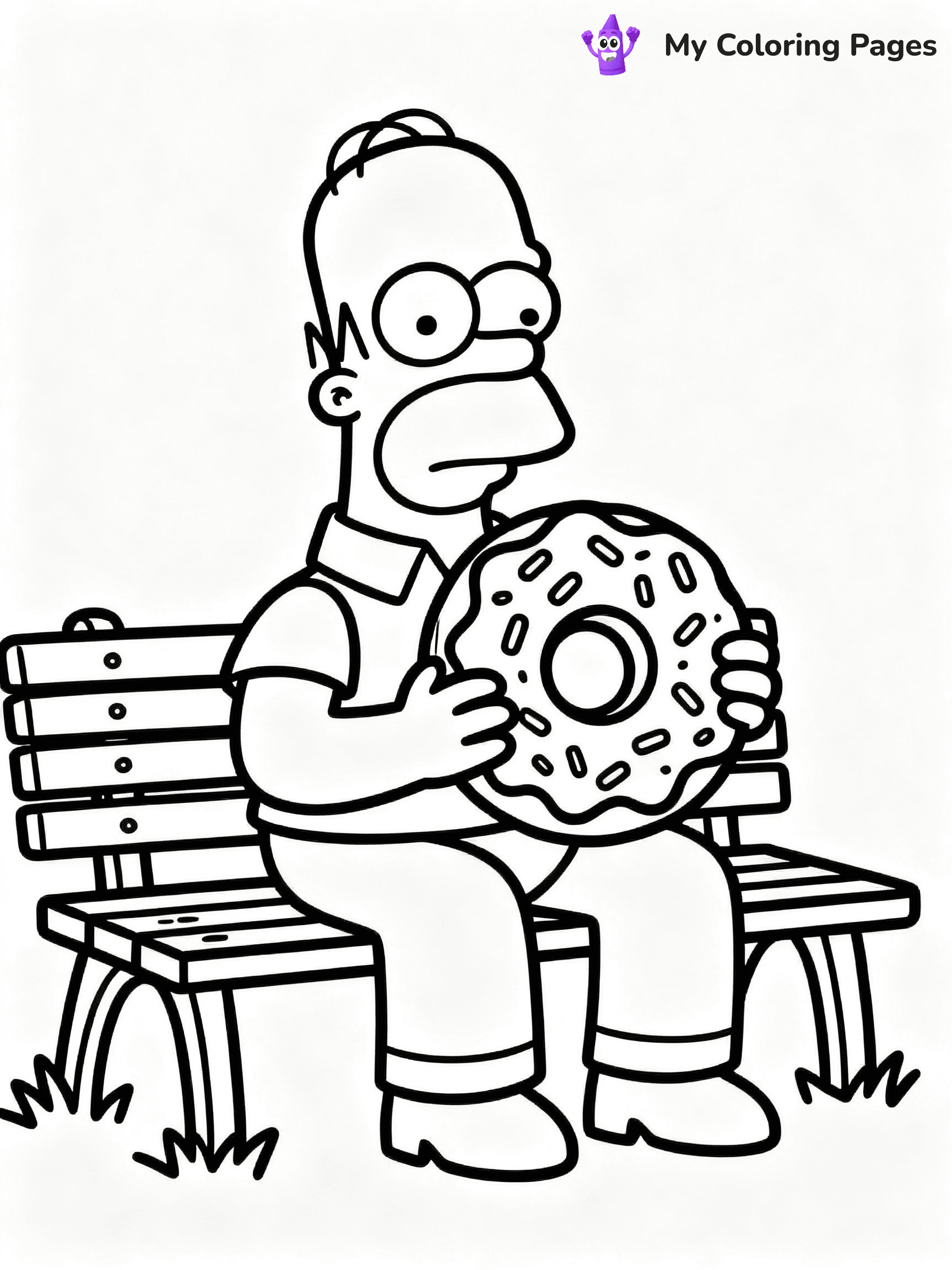 Donut Coloring Pages - 15
