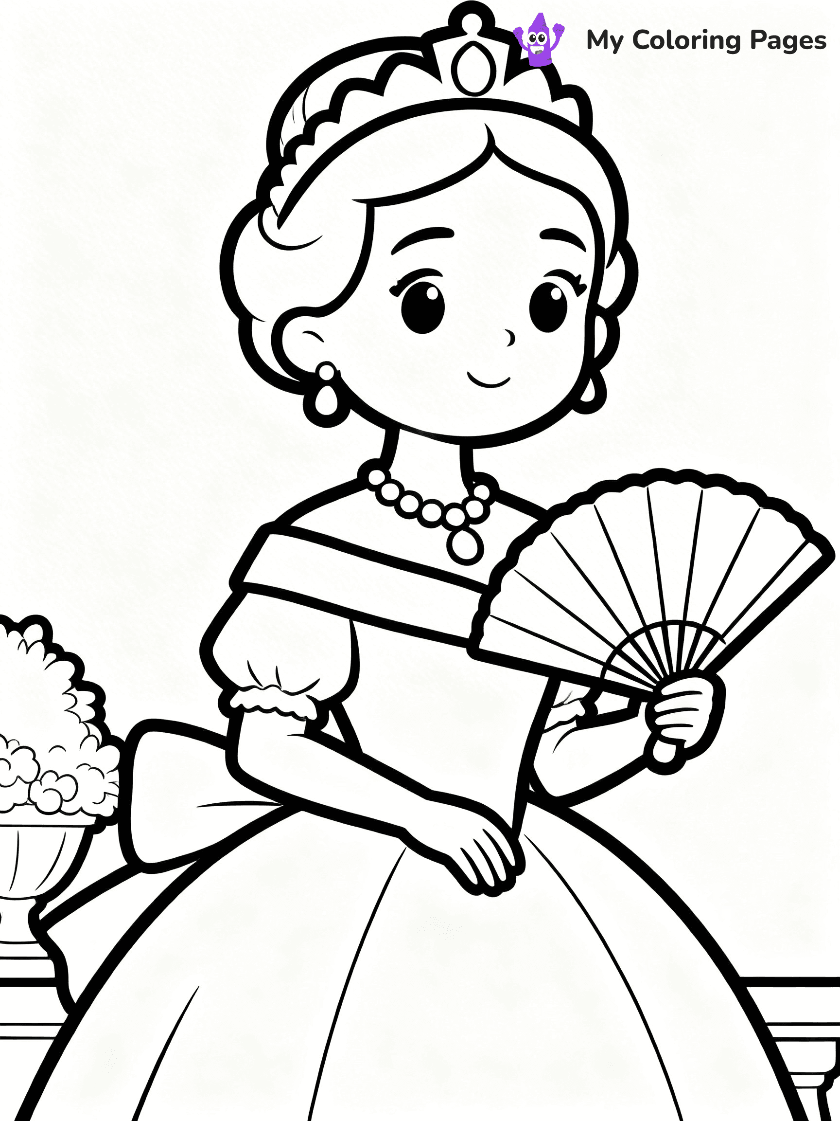 Queen Coloring Pages - 73
