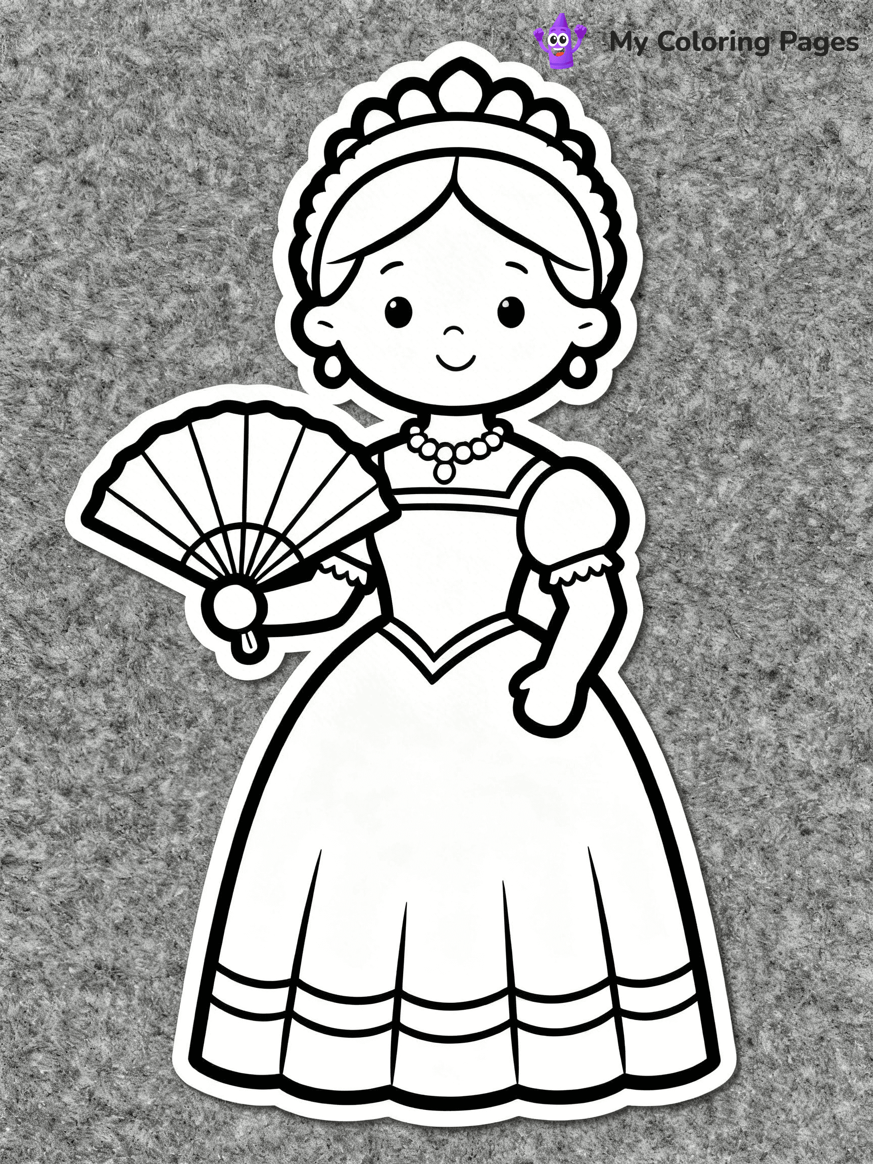 Queen Coloring Pages - 71