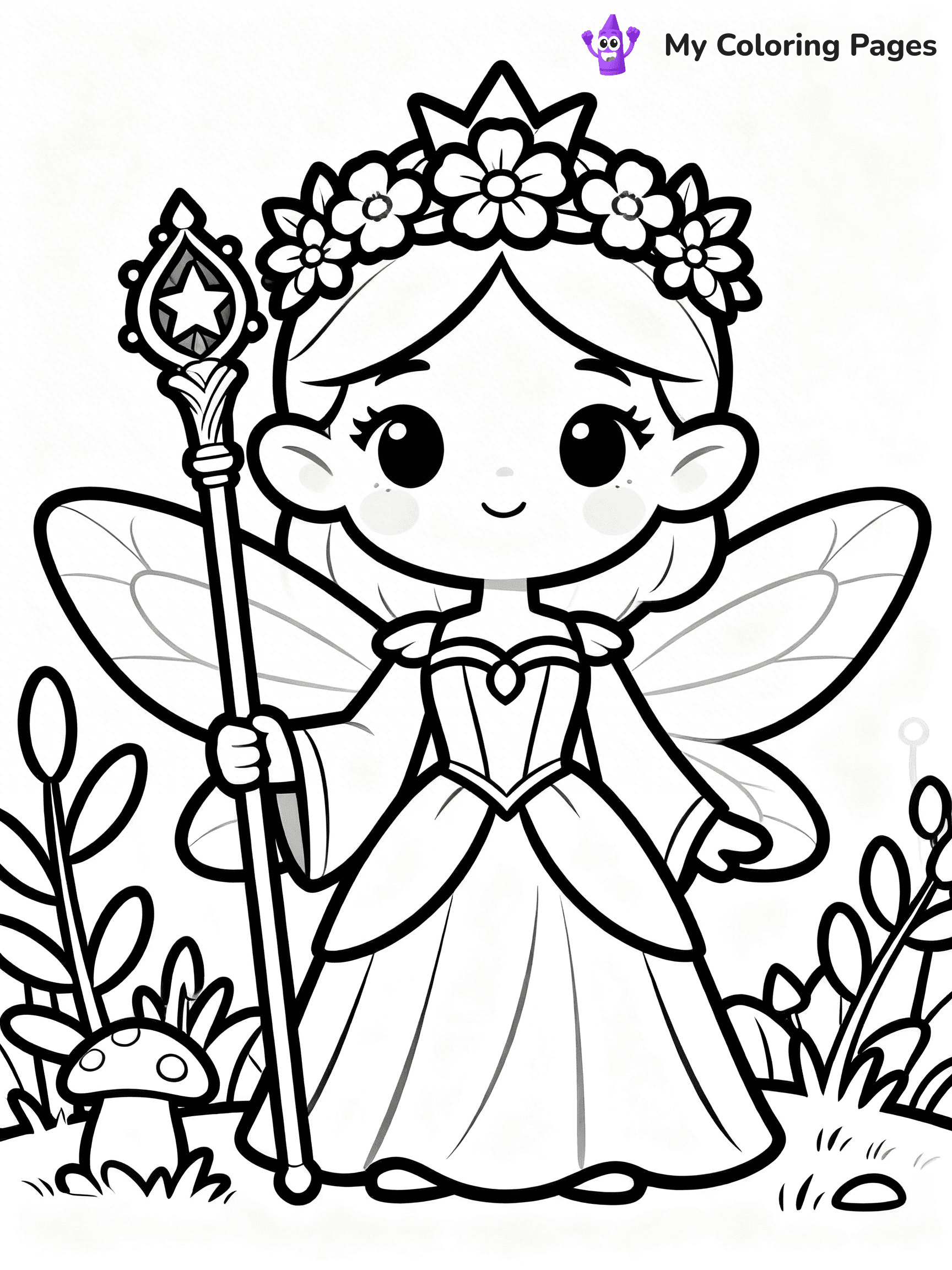 Queen Coloring Pages - 43