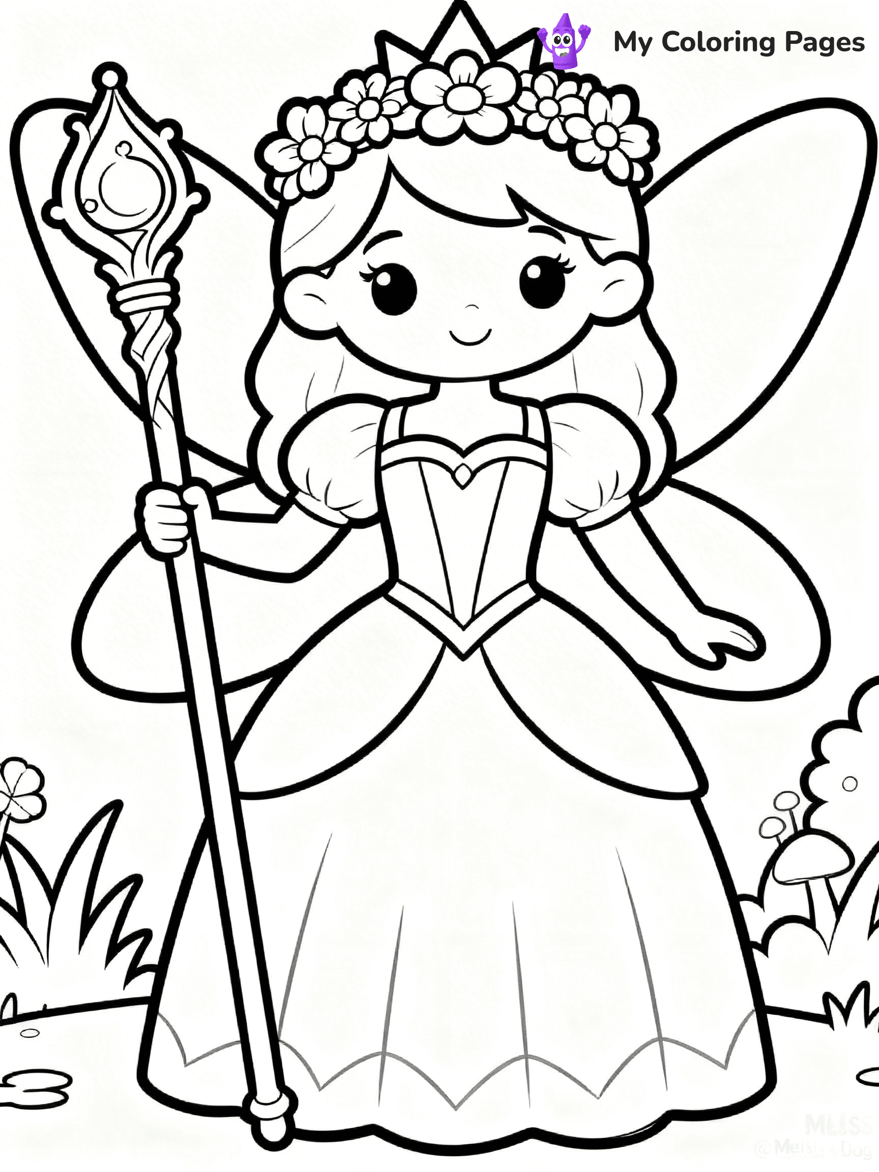 Queen Coloring Pages - 40