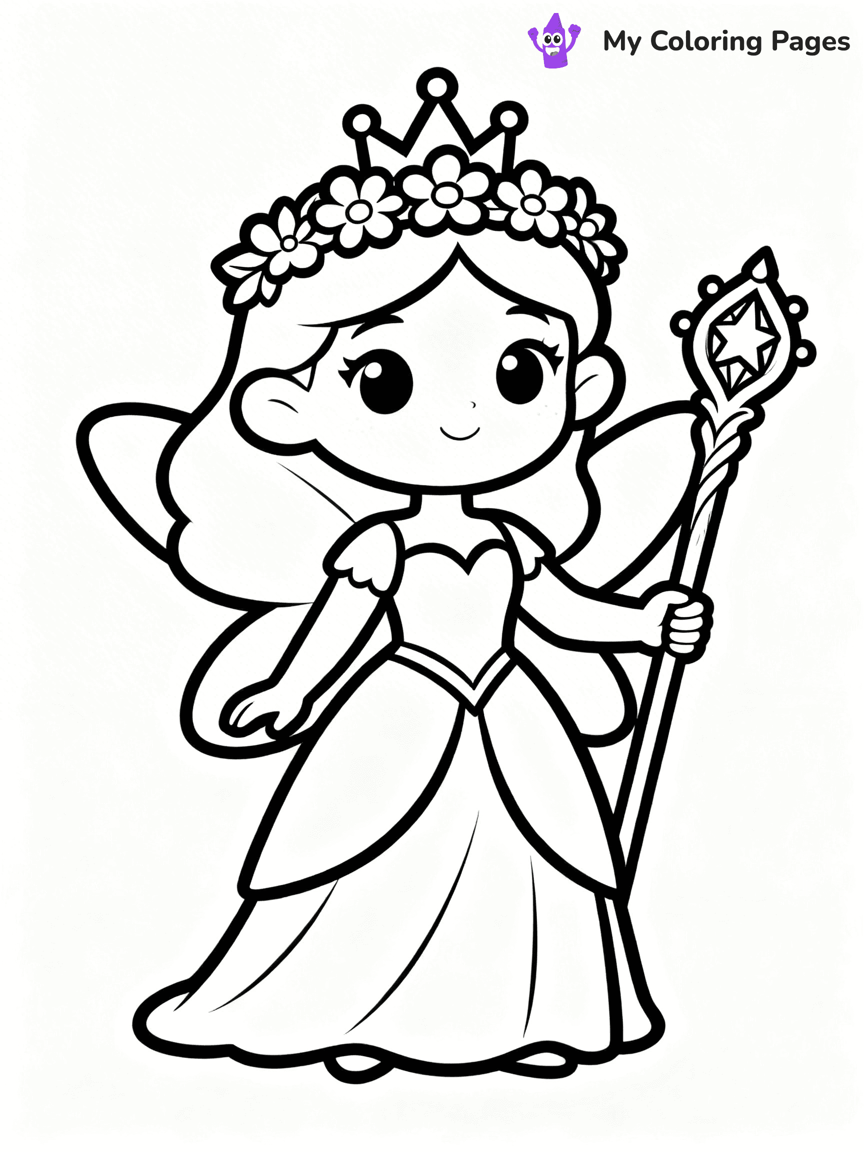 Queen Coloring Pages - 38