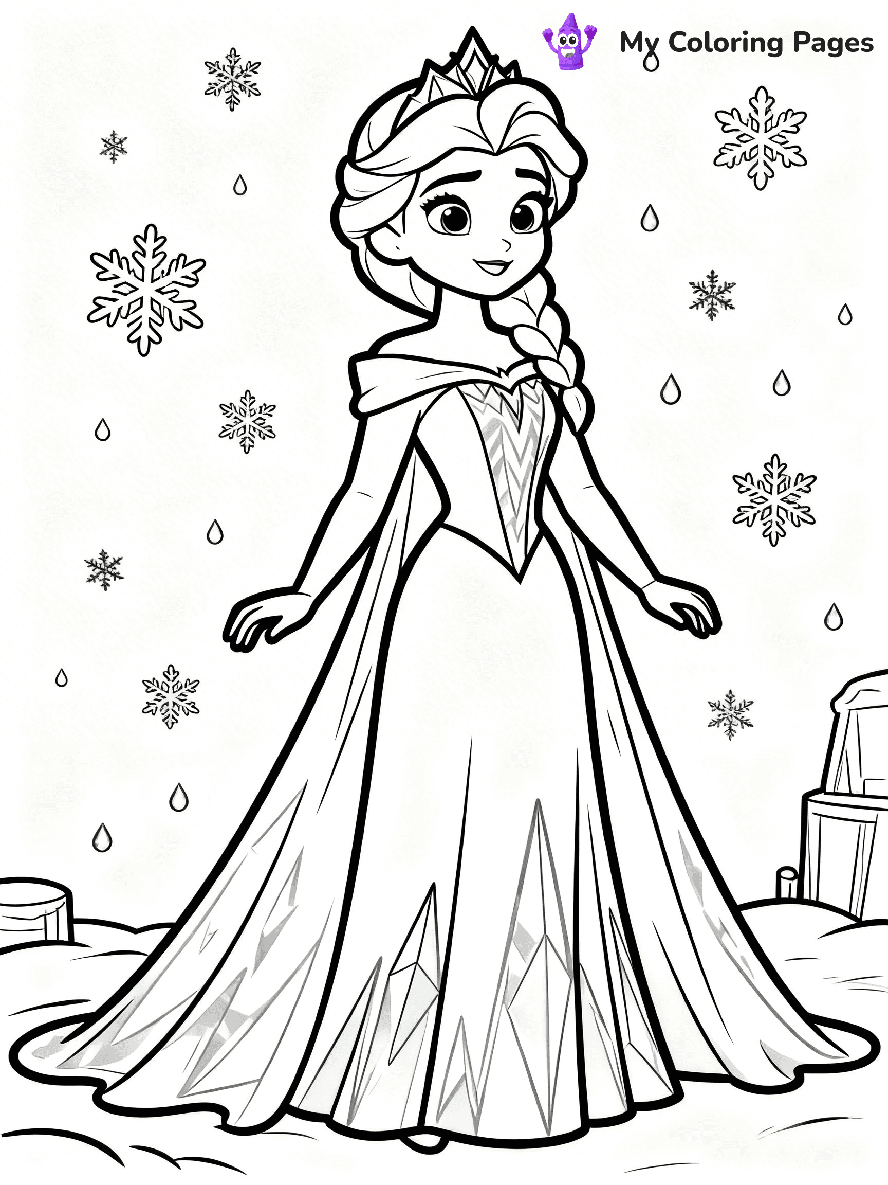 Queen Coloring Pages - 37