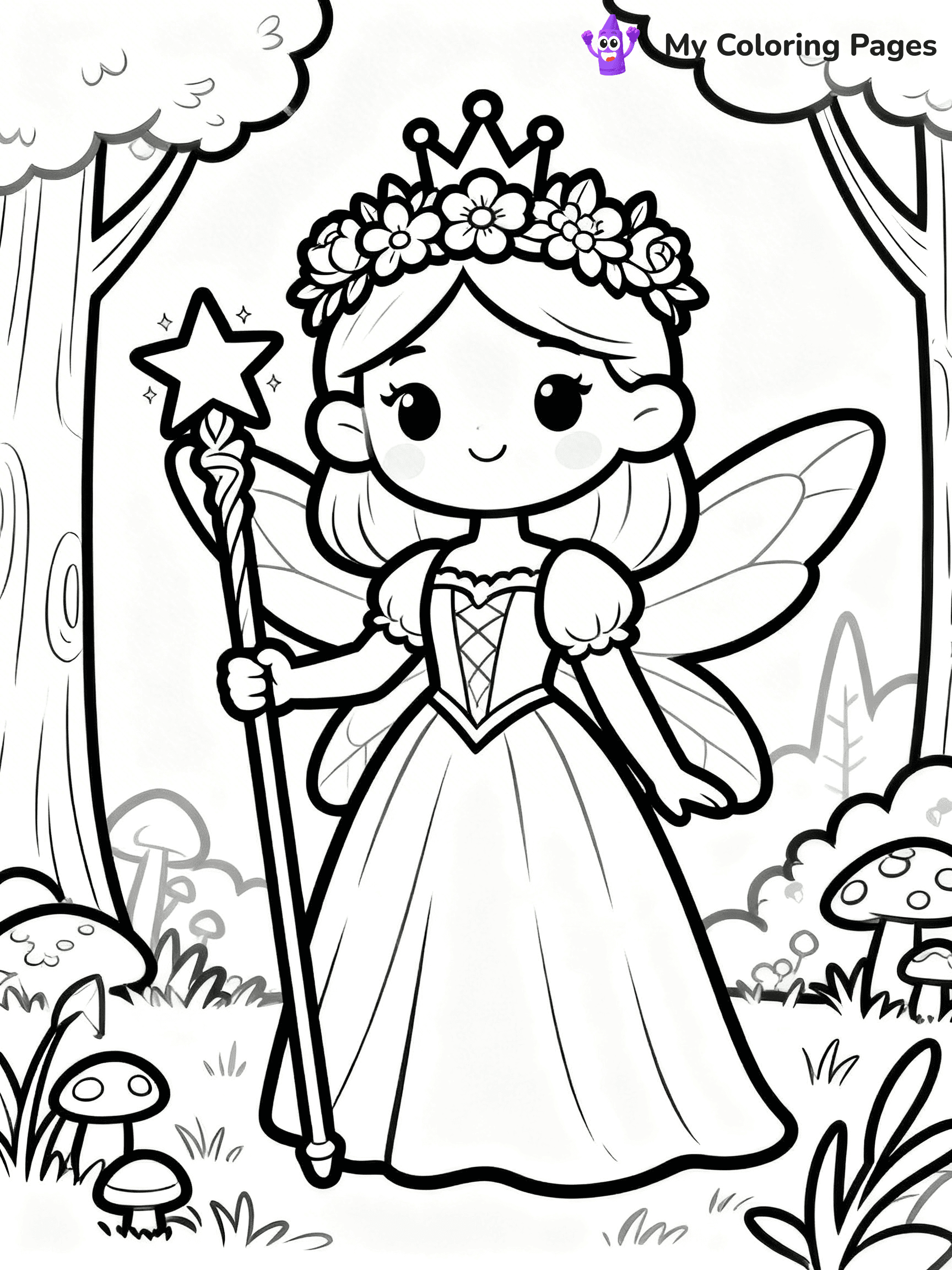 Queen Coloring Pages - 33