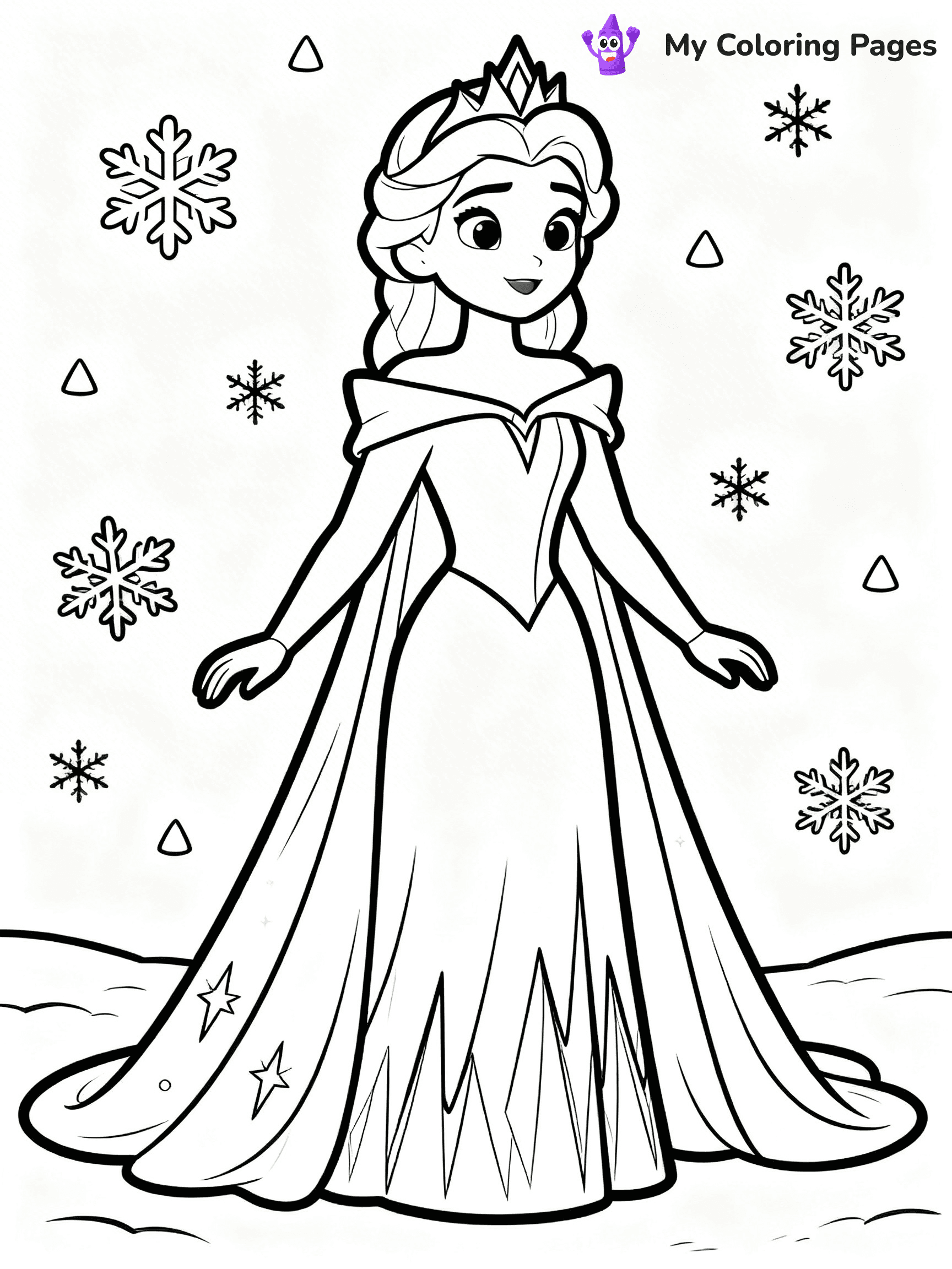 Queen Coloring Pages - 35