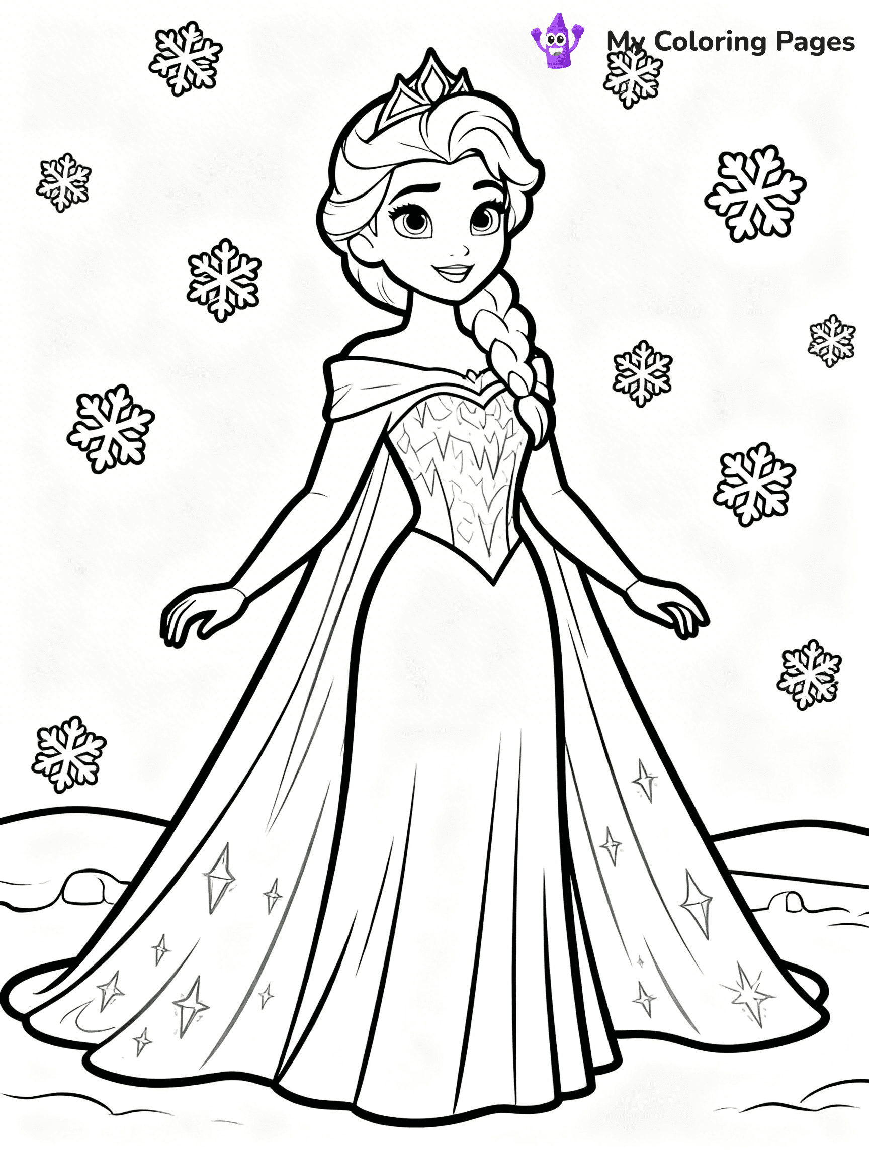 Queen Coloring Pages - 29