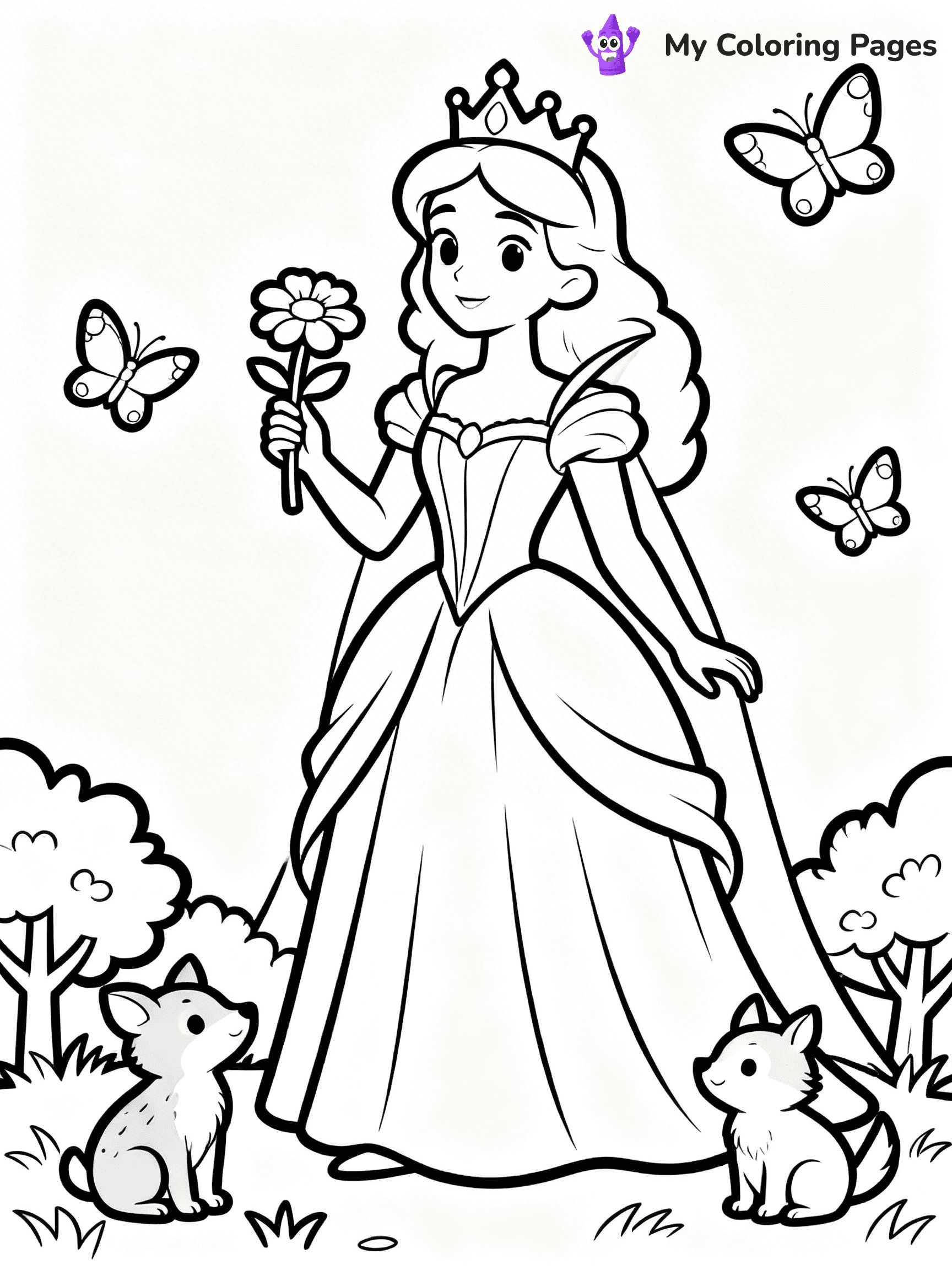 Queen Coloring Pages - 24