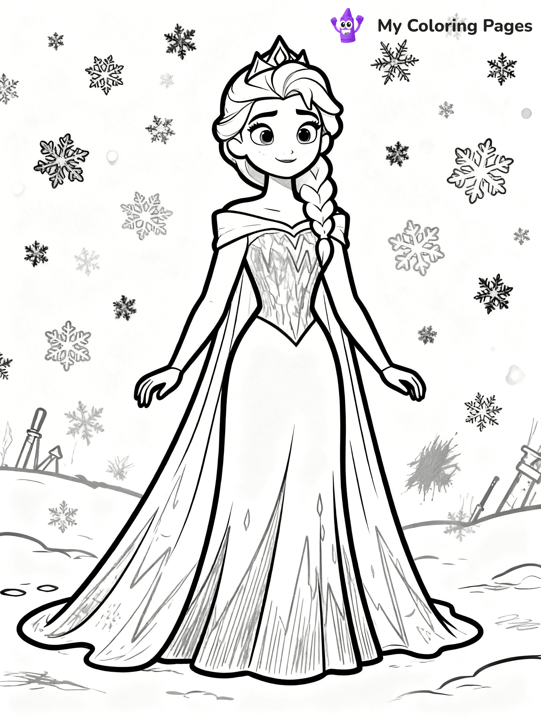 Queen Coloring Pages - 23
