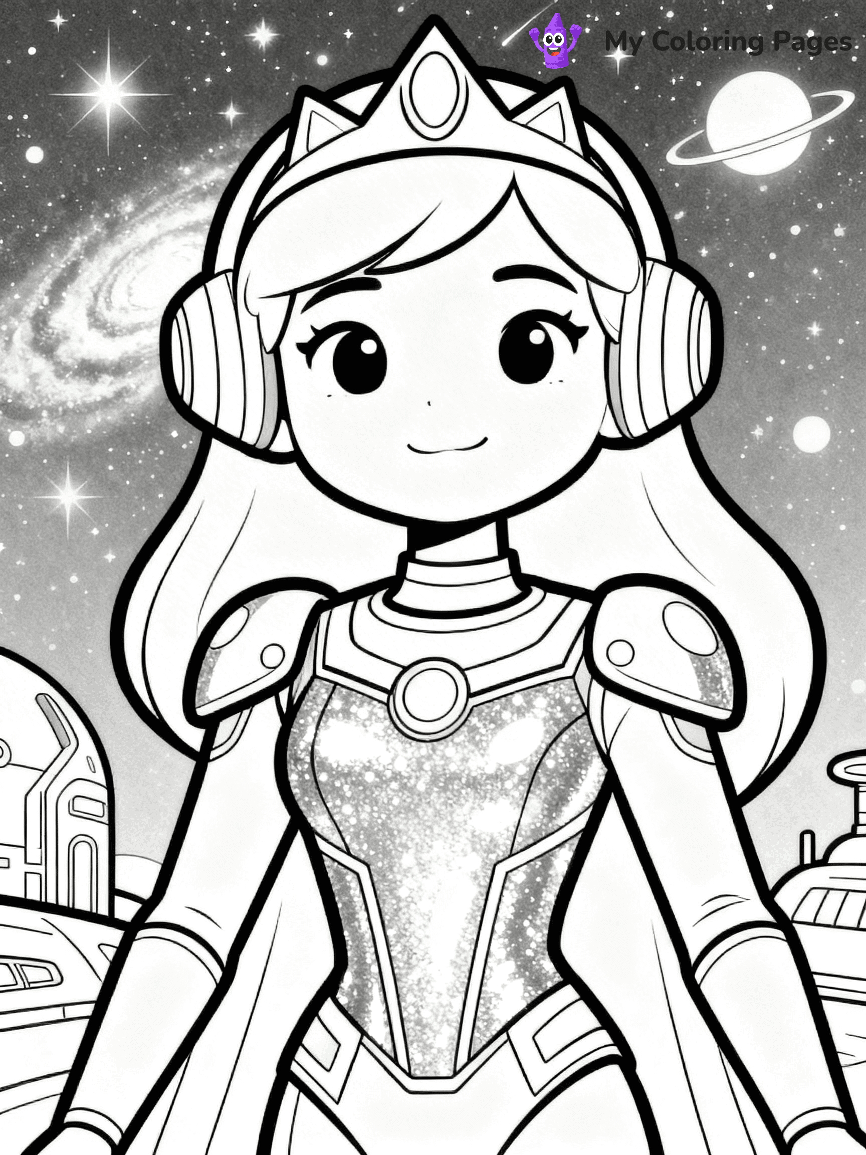 Queen Coloring Pages - 11