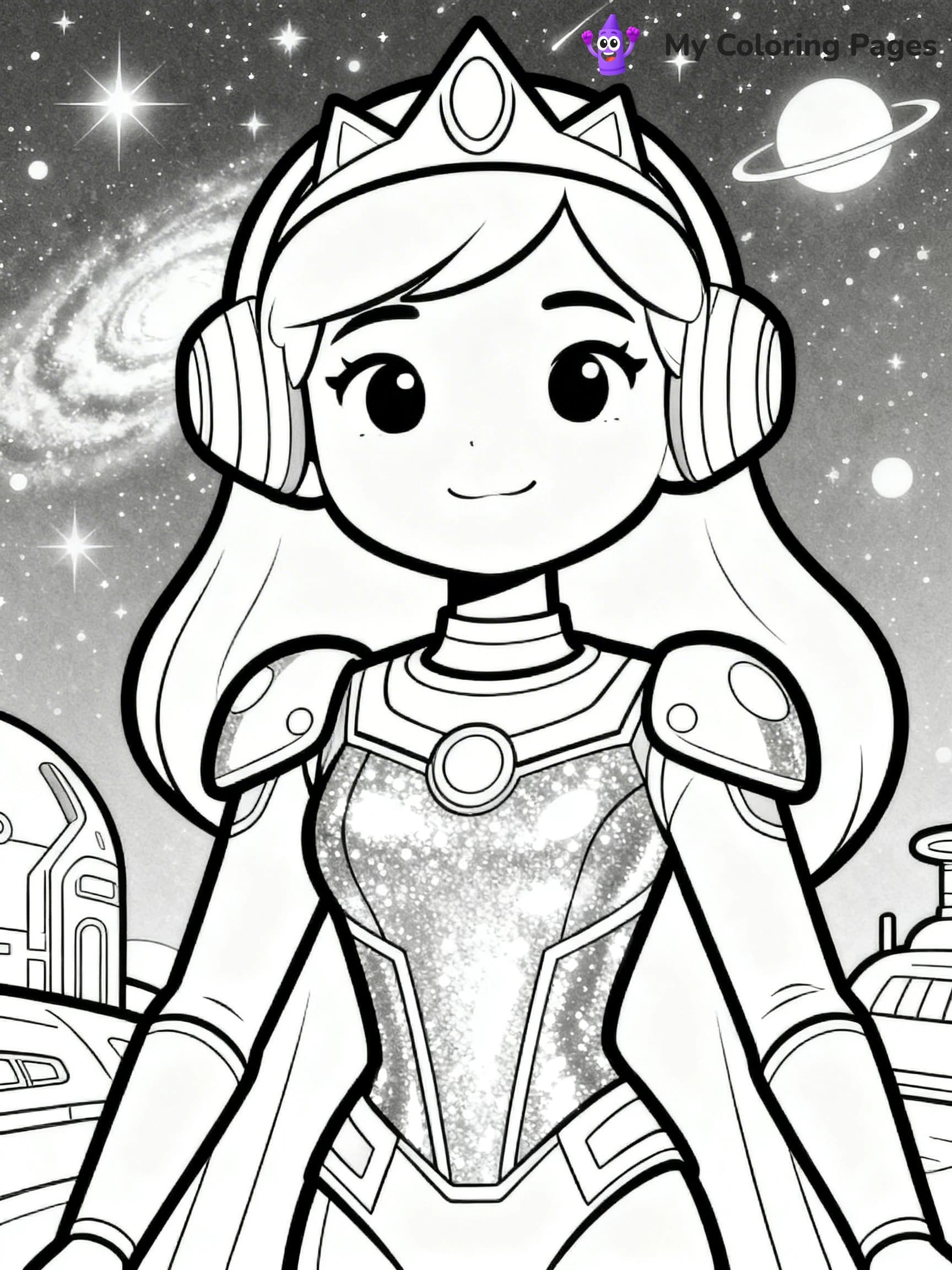Queen Coloring Pages - 11