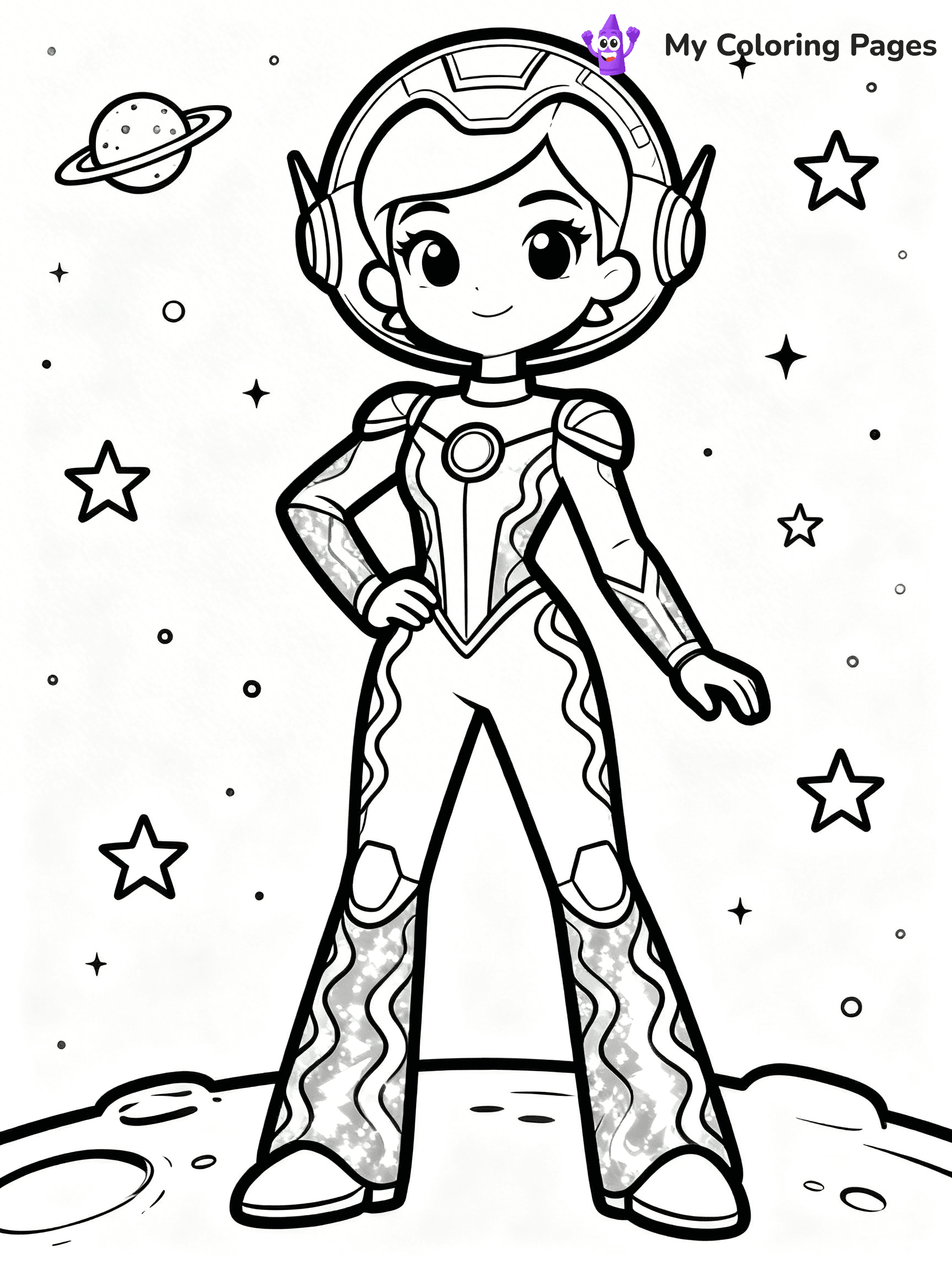 Queen Coloring Pages - 7