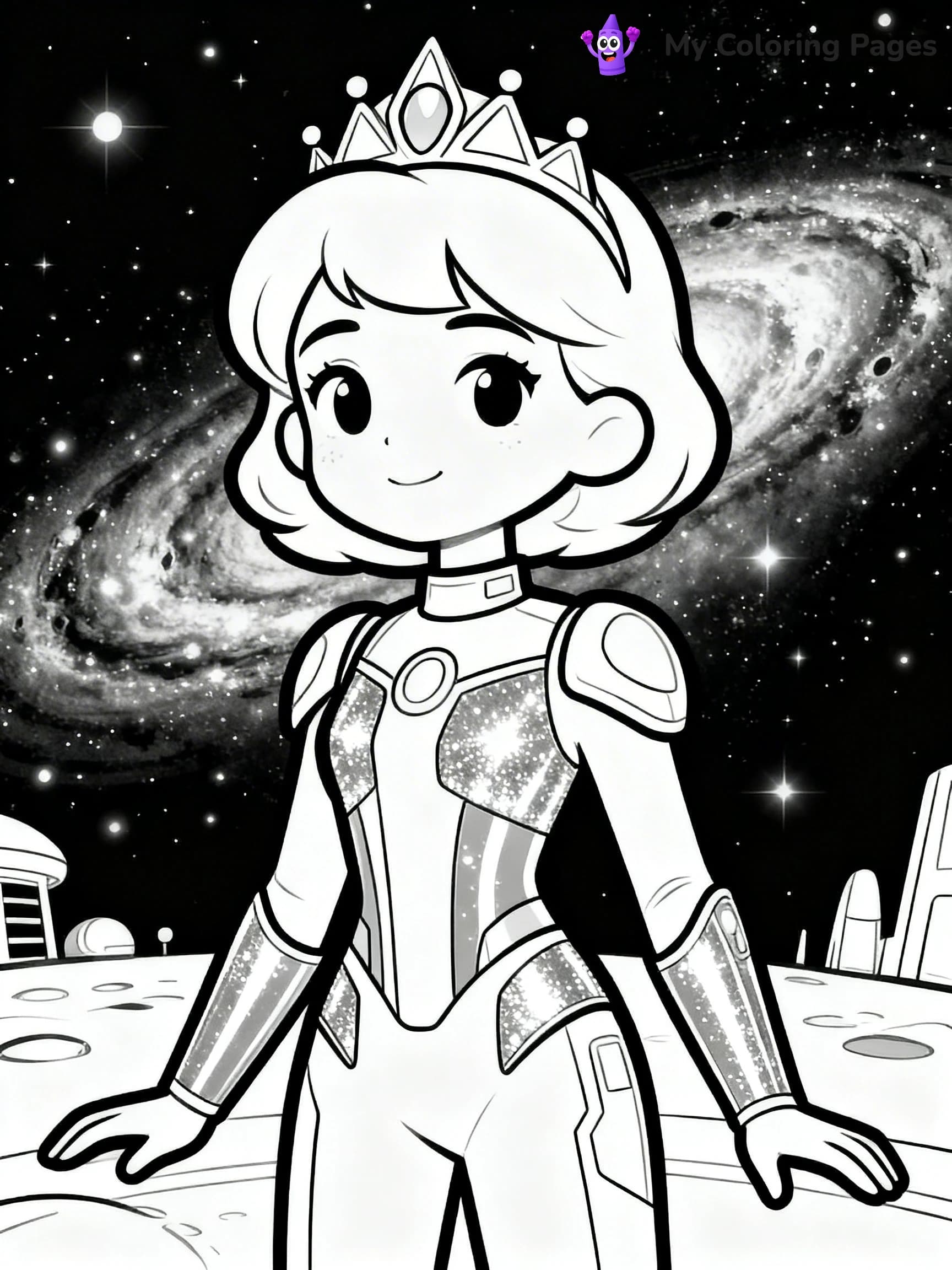 Queen Coloring Pages - 4