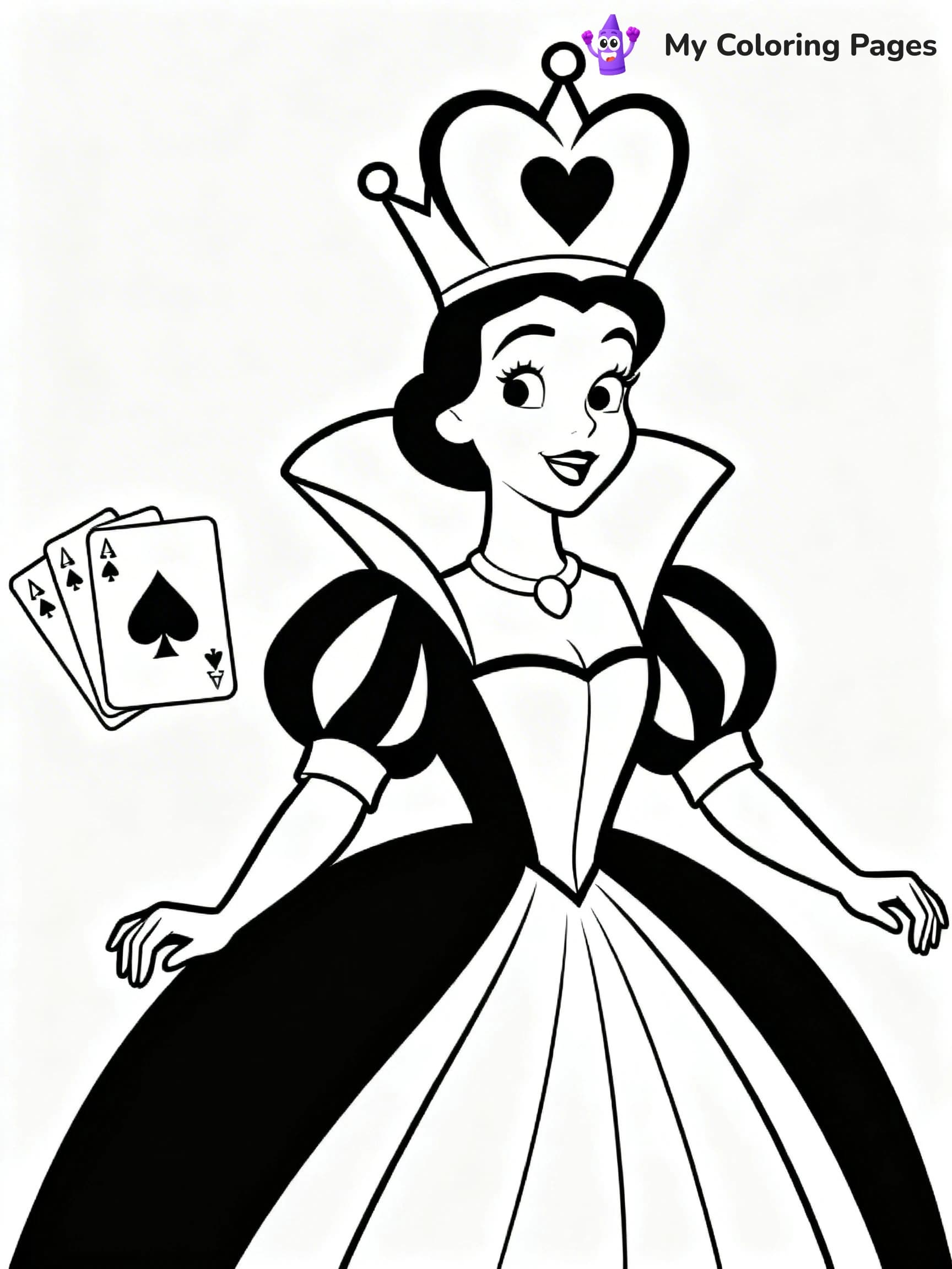 Queen Coloring Pages - 5