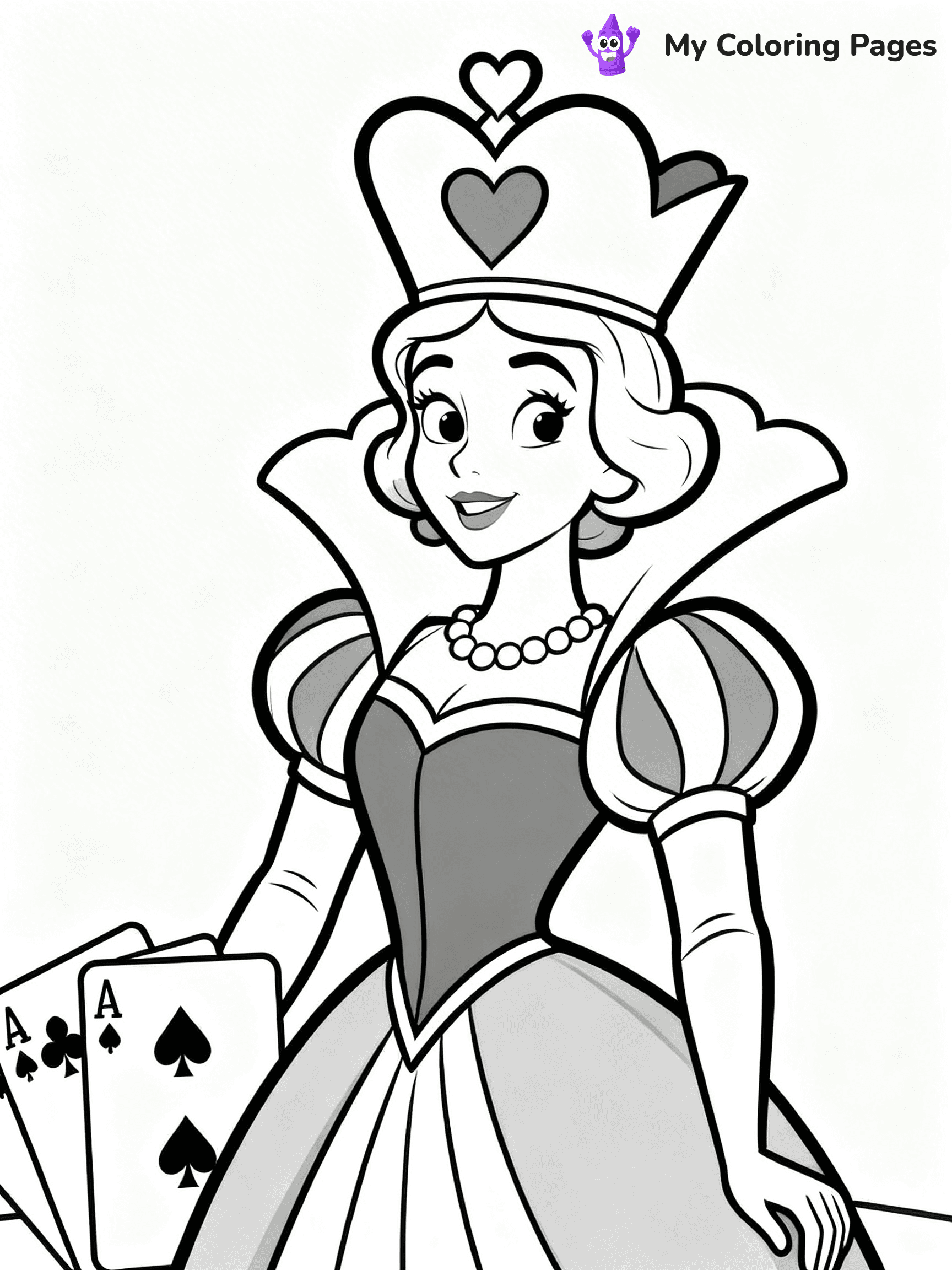 Queen Coloring Pages - 3