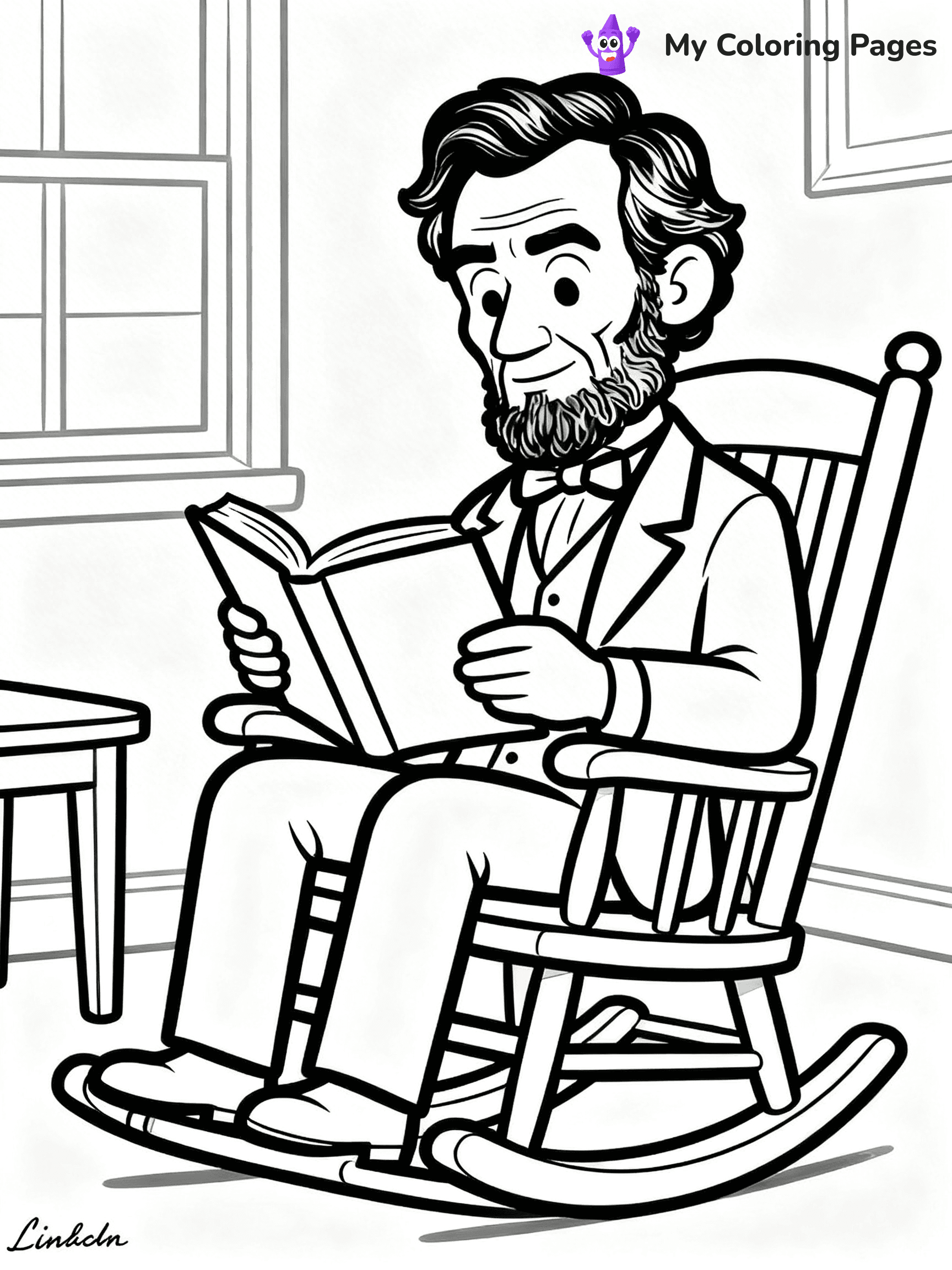 Abraham Lincoln Coloring Pages - 23
