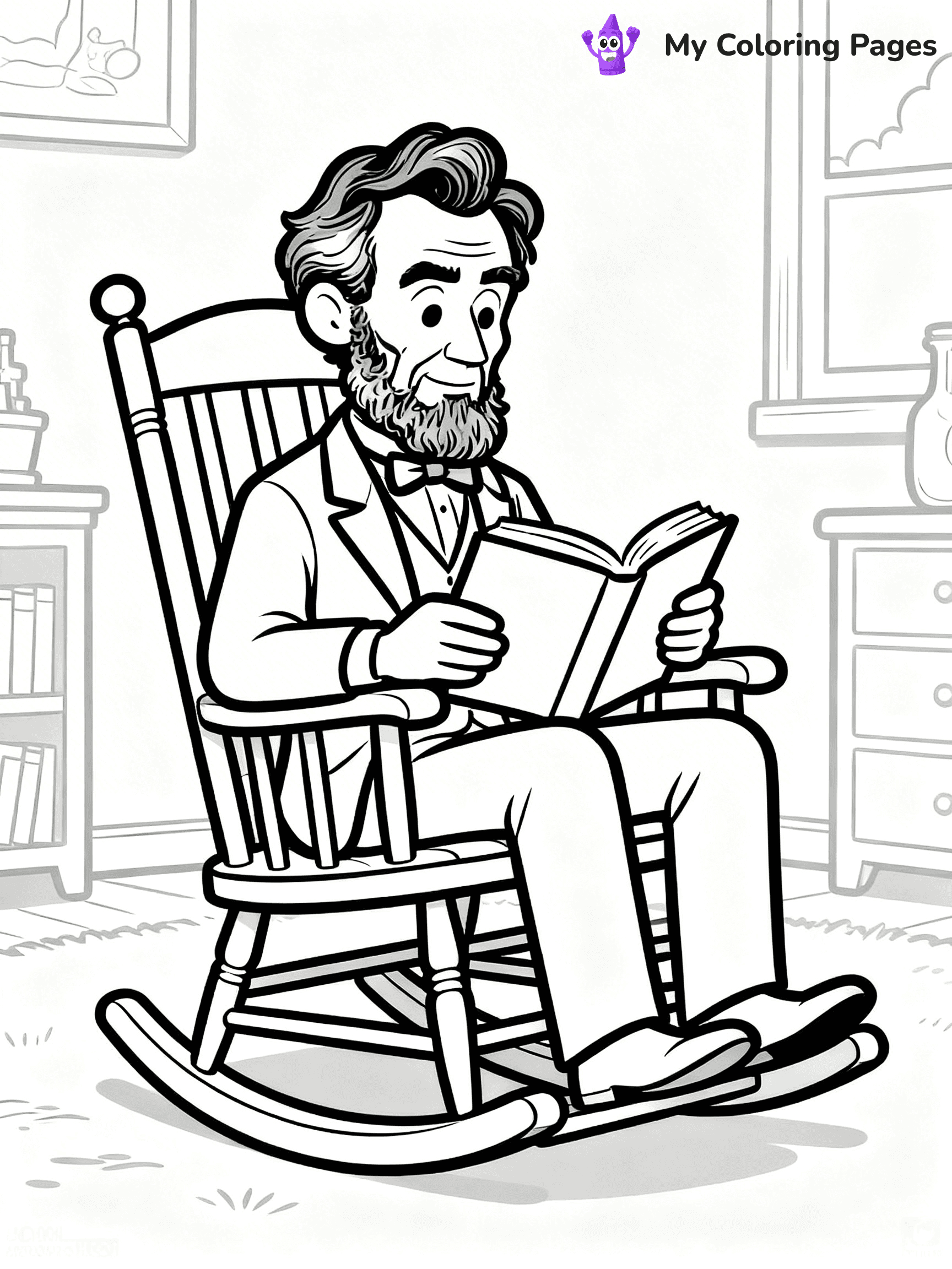 Abraham Lincoln Coloring Pages - 21