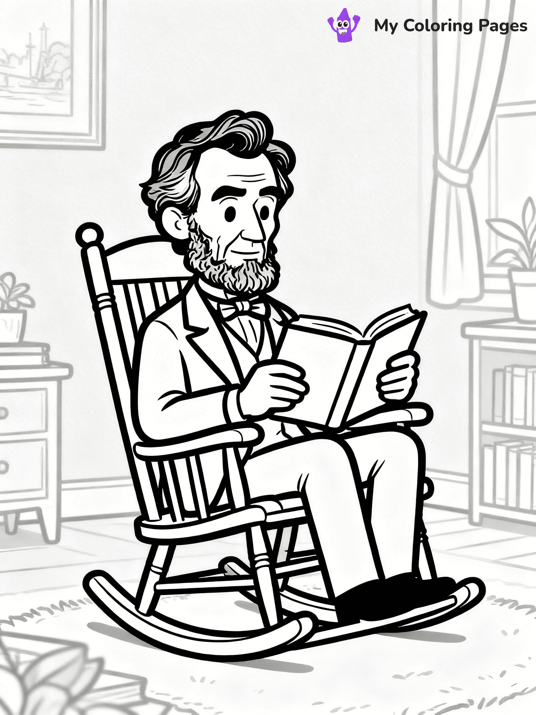 Abraham Lincoln Coloring Pages - 19