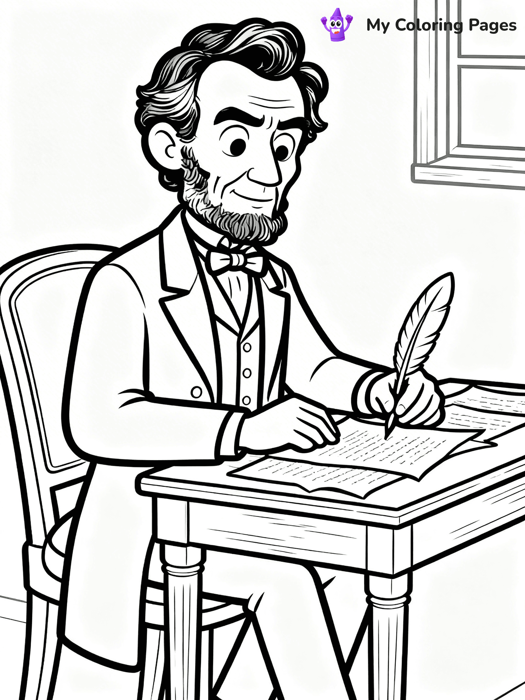 Abraham Lincoln Coloring Pages - 10