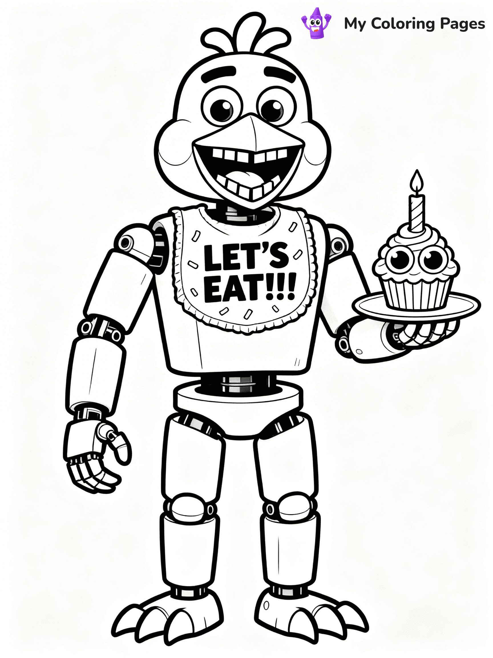 Chica Coloring Pages - 29