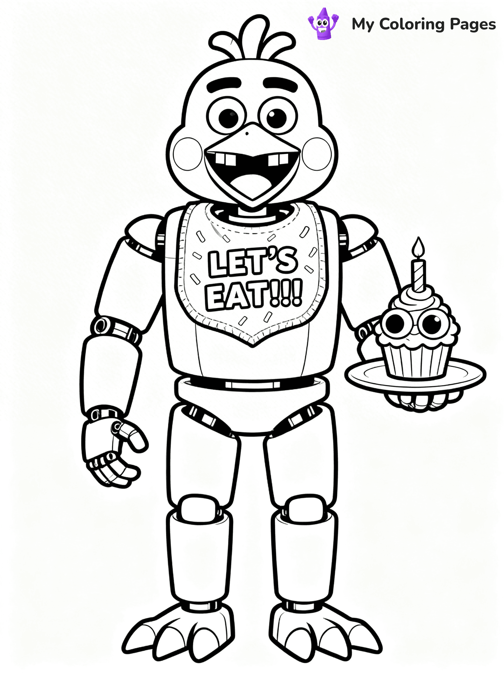Chica Coloring Pages - 28