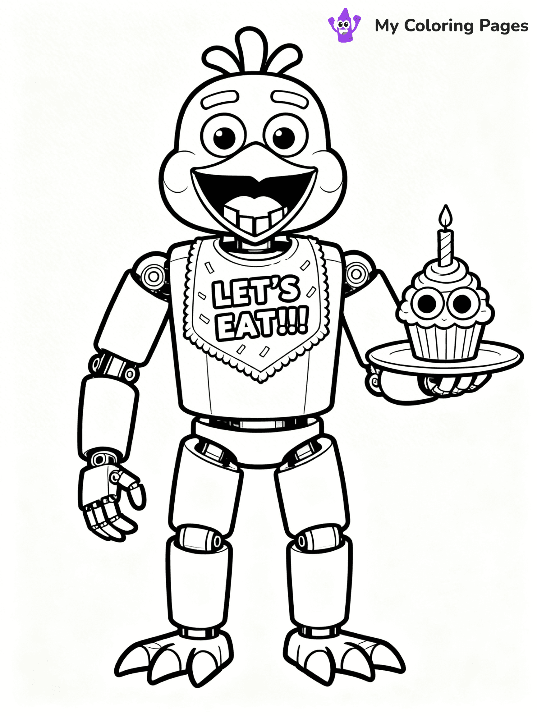 Chica Coloring Pages - 27