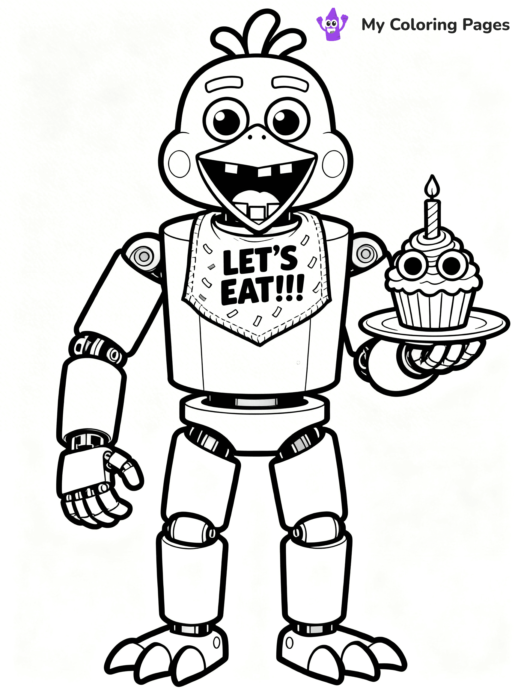 Chica Coloring Pages - 26