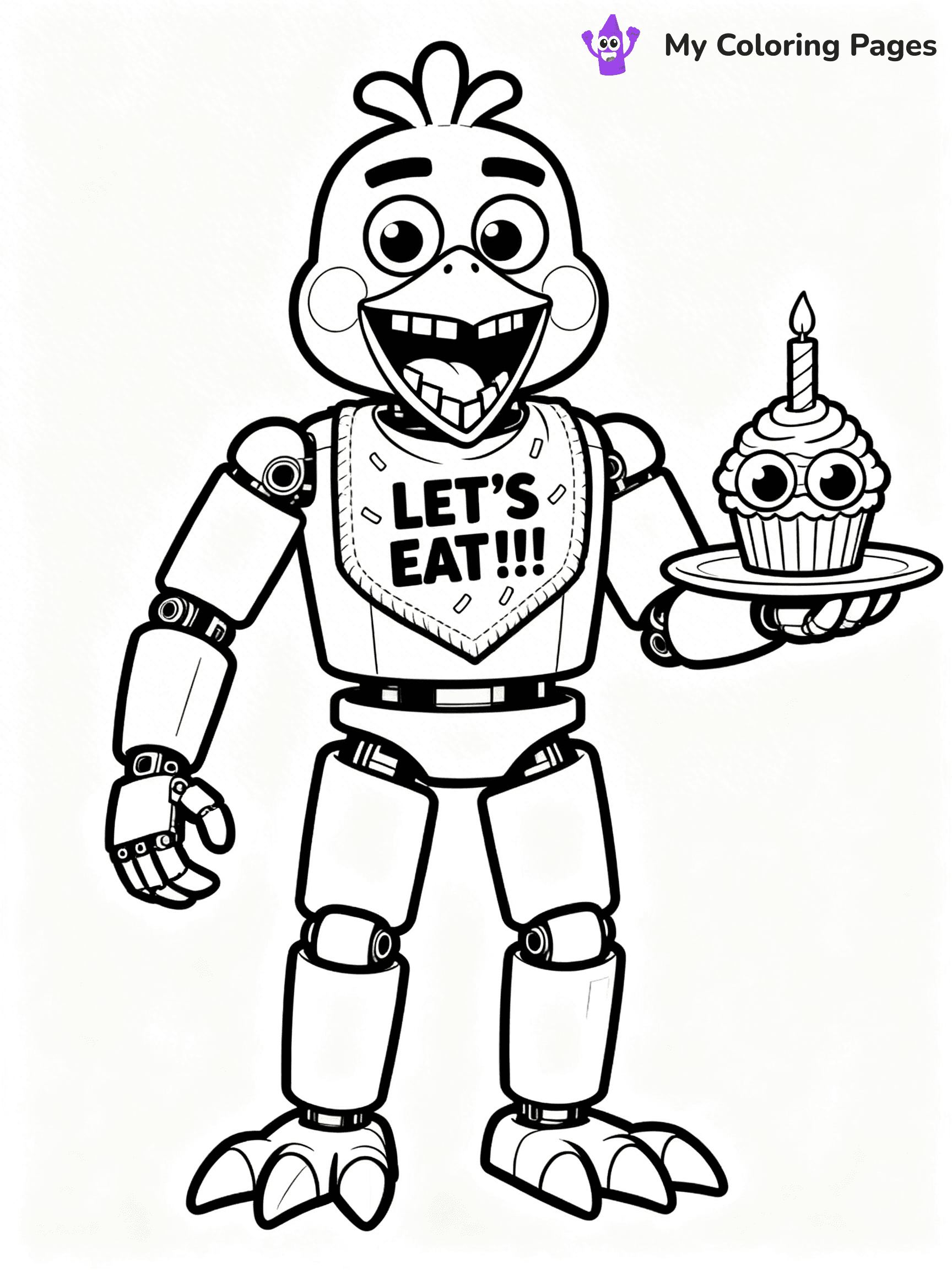 Chica Coloring Pages - 25