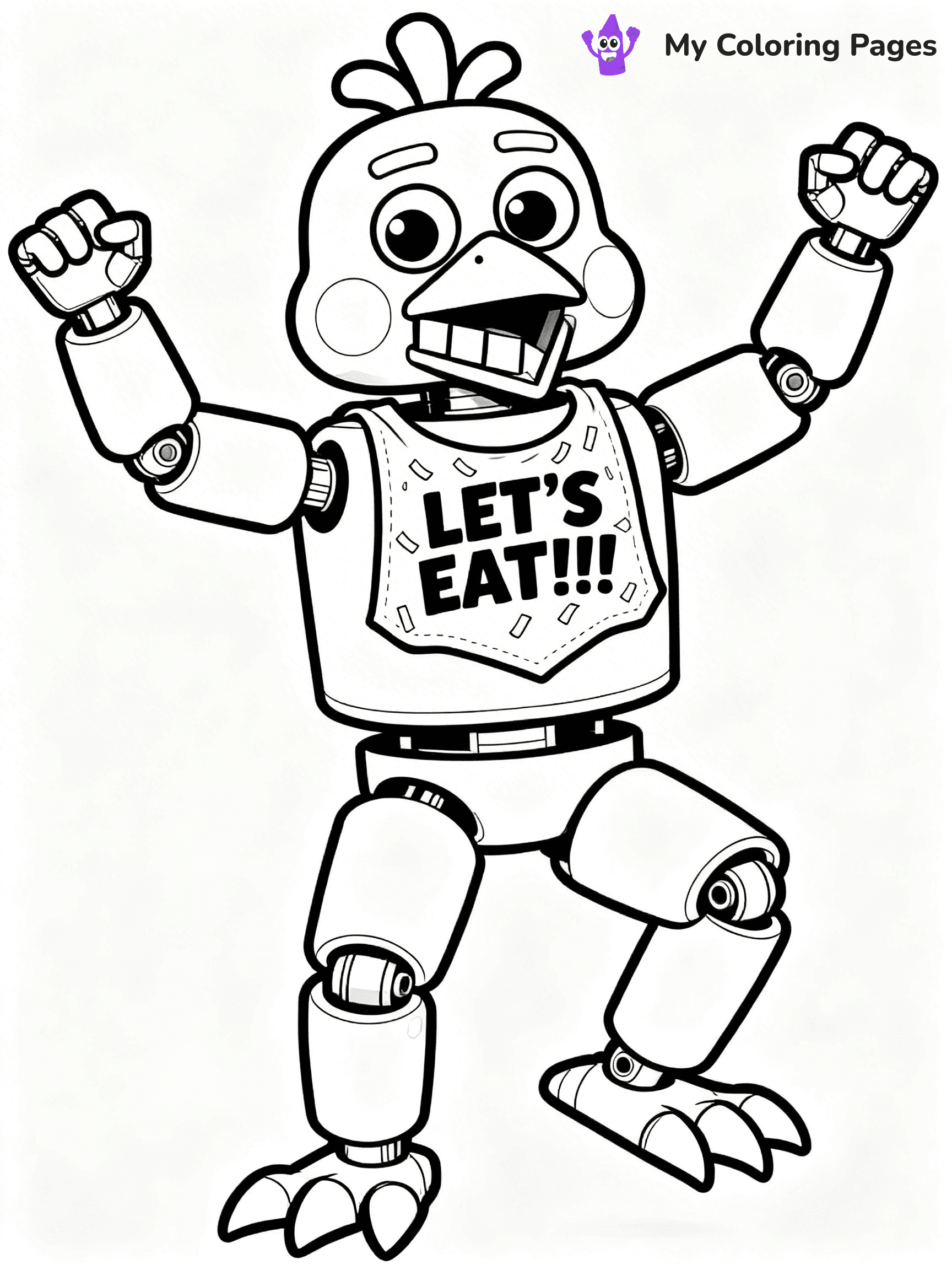 Chica Coloring Pages - 24