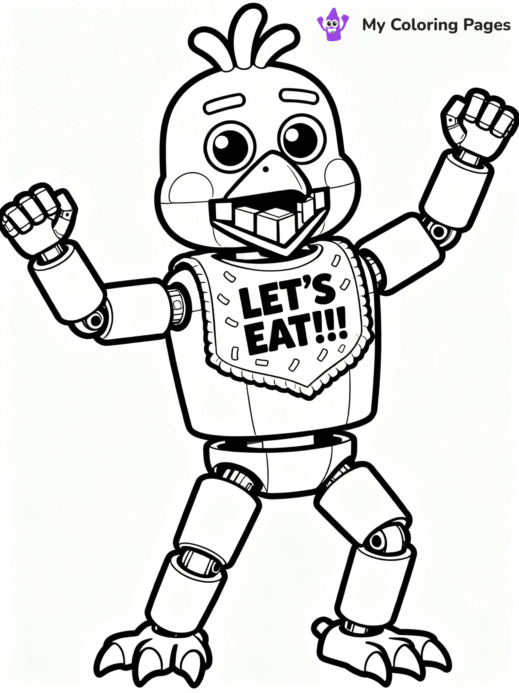 Chica Coloring Pages - 23
