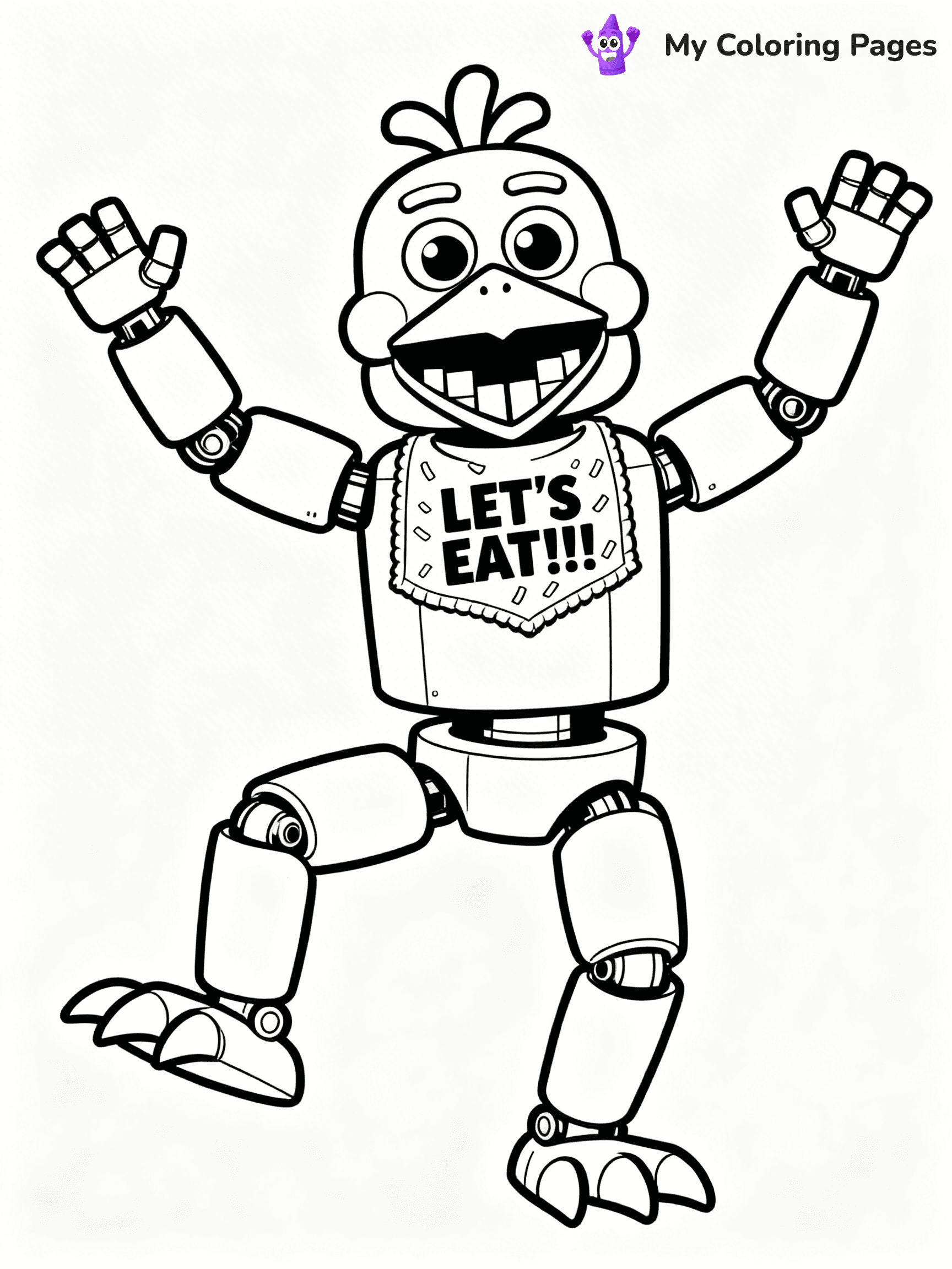 Chica Coloring Pages - 22