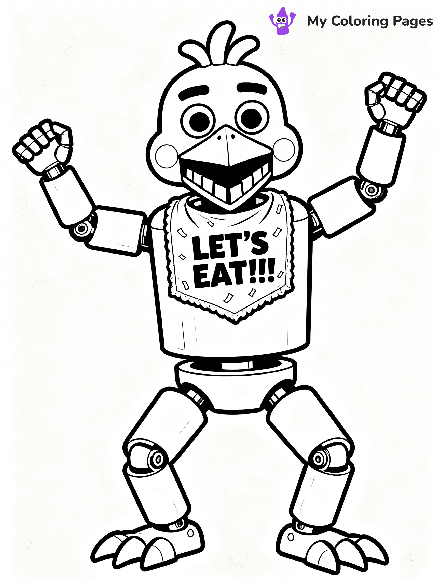 Chica Coloring Pages - 21