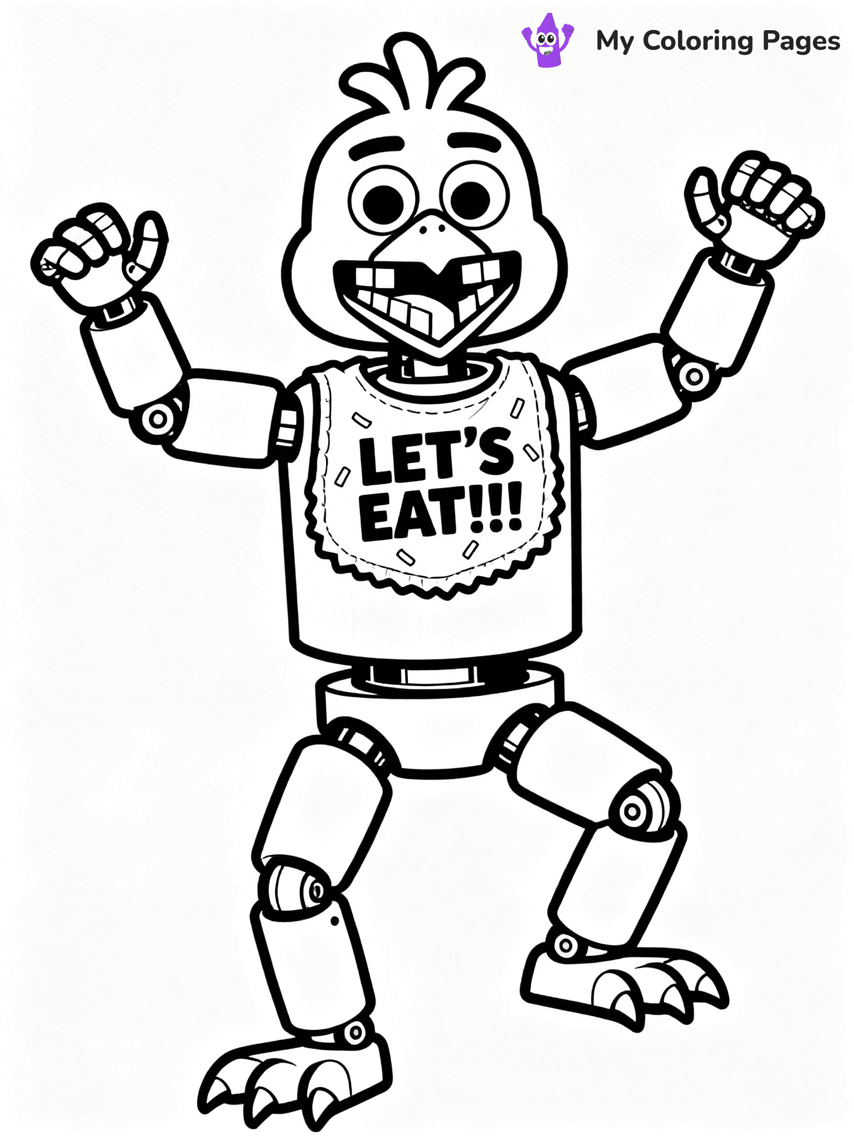 Chica Coloring Pages - 20