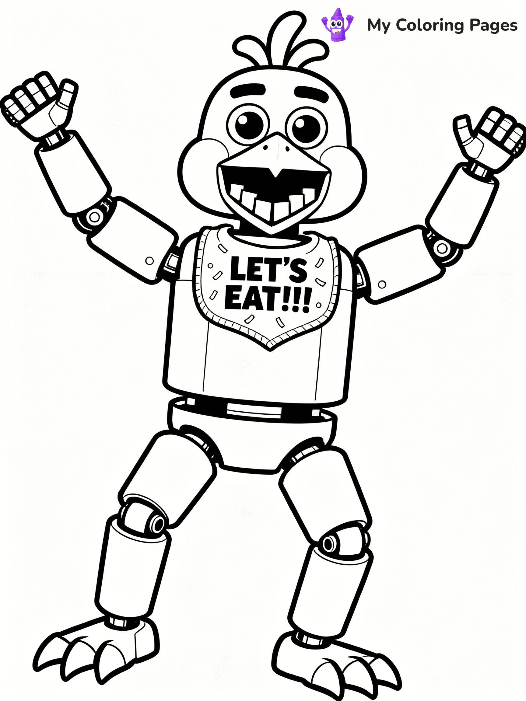 Chica Coloring Pages - 19