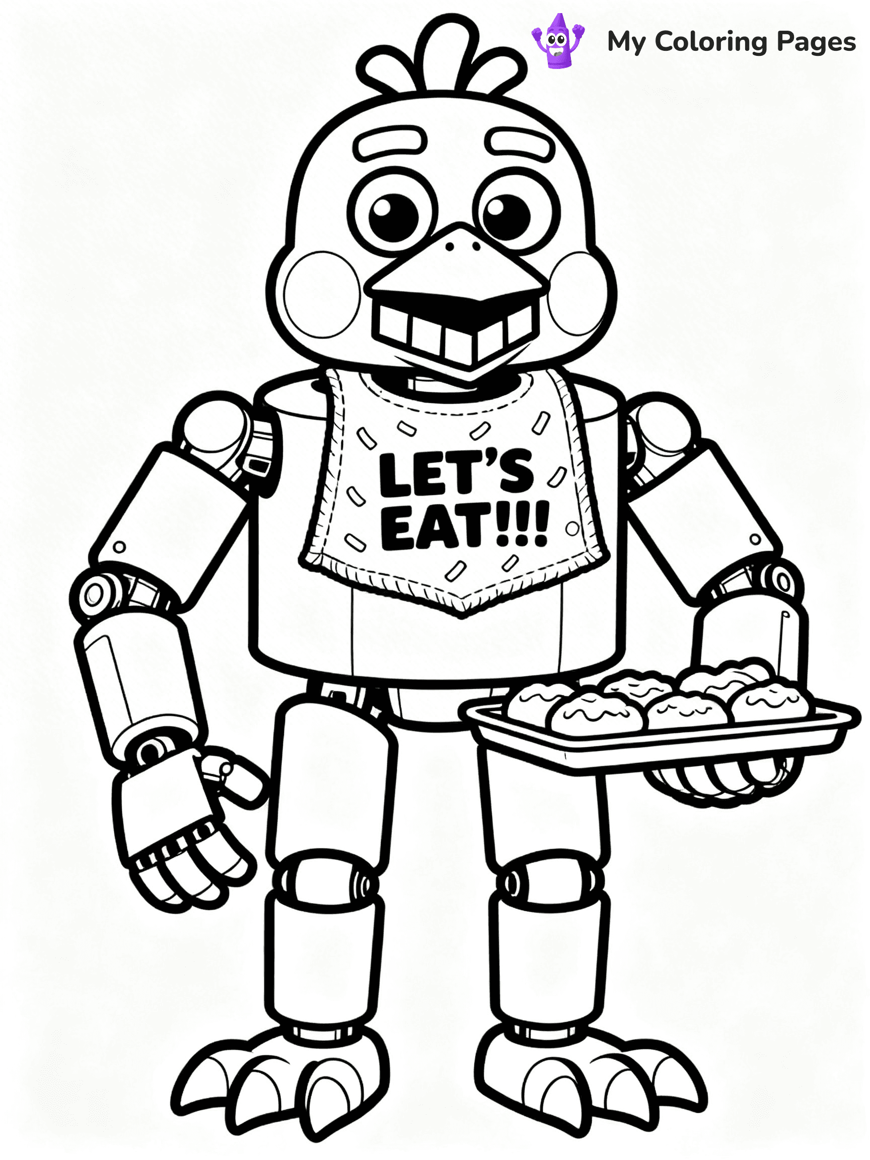 Chica Coloring Pages - 18