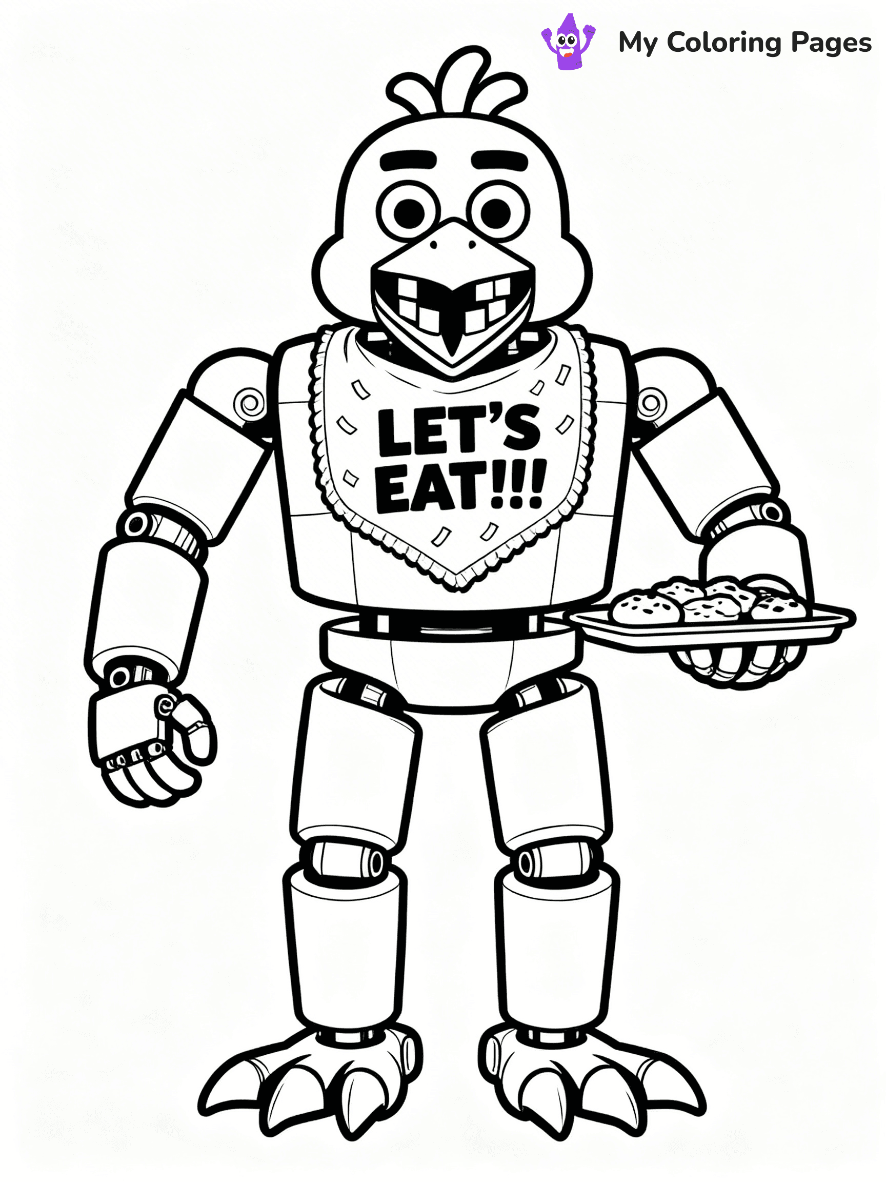 Chica Coloring Pages - 17