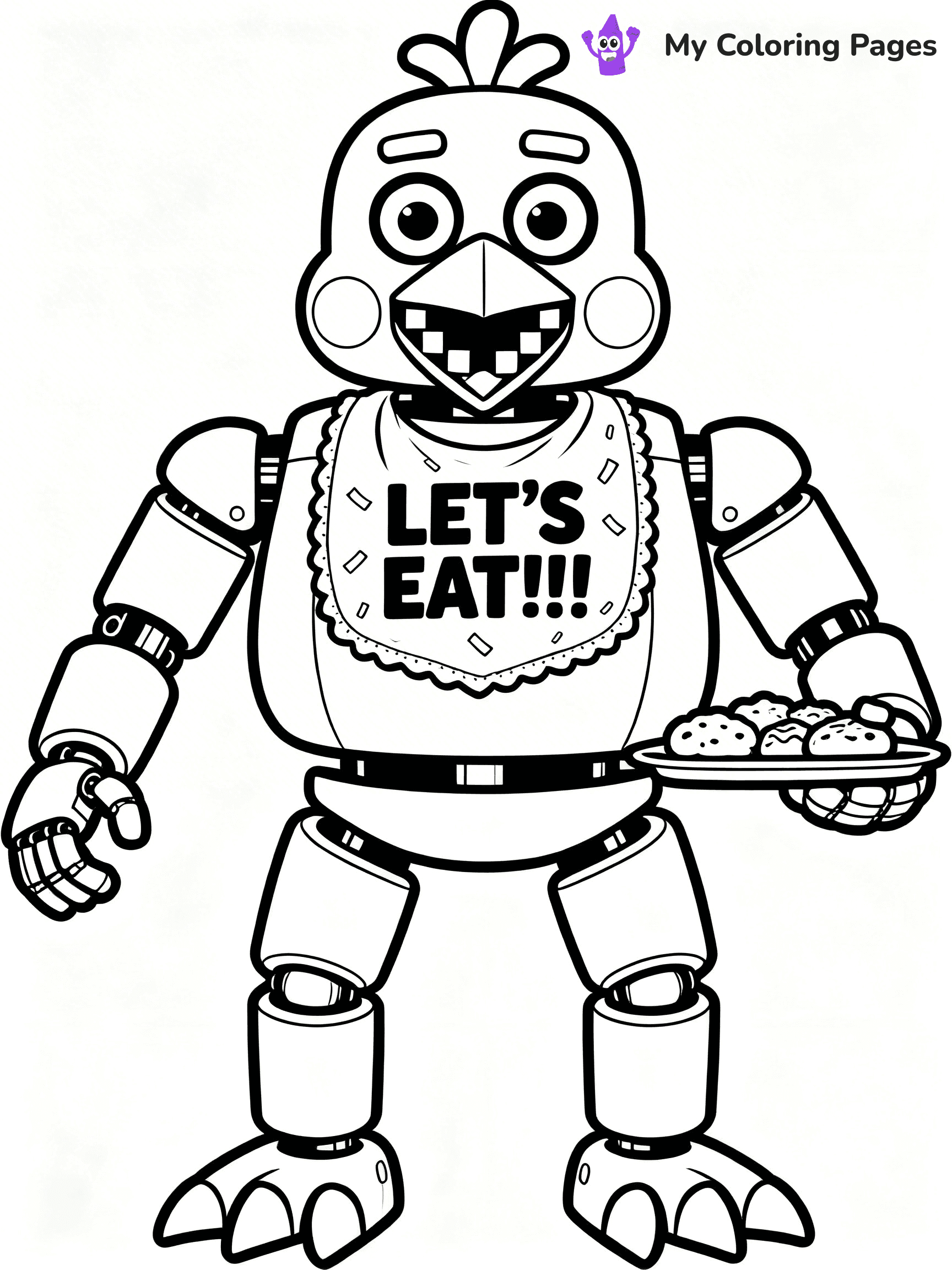 Chica Coloring Pages - 16