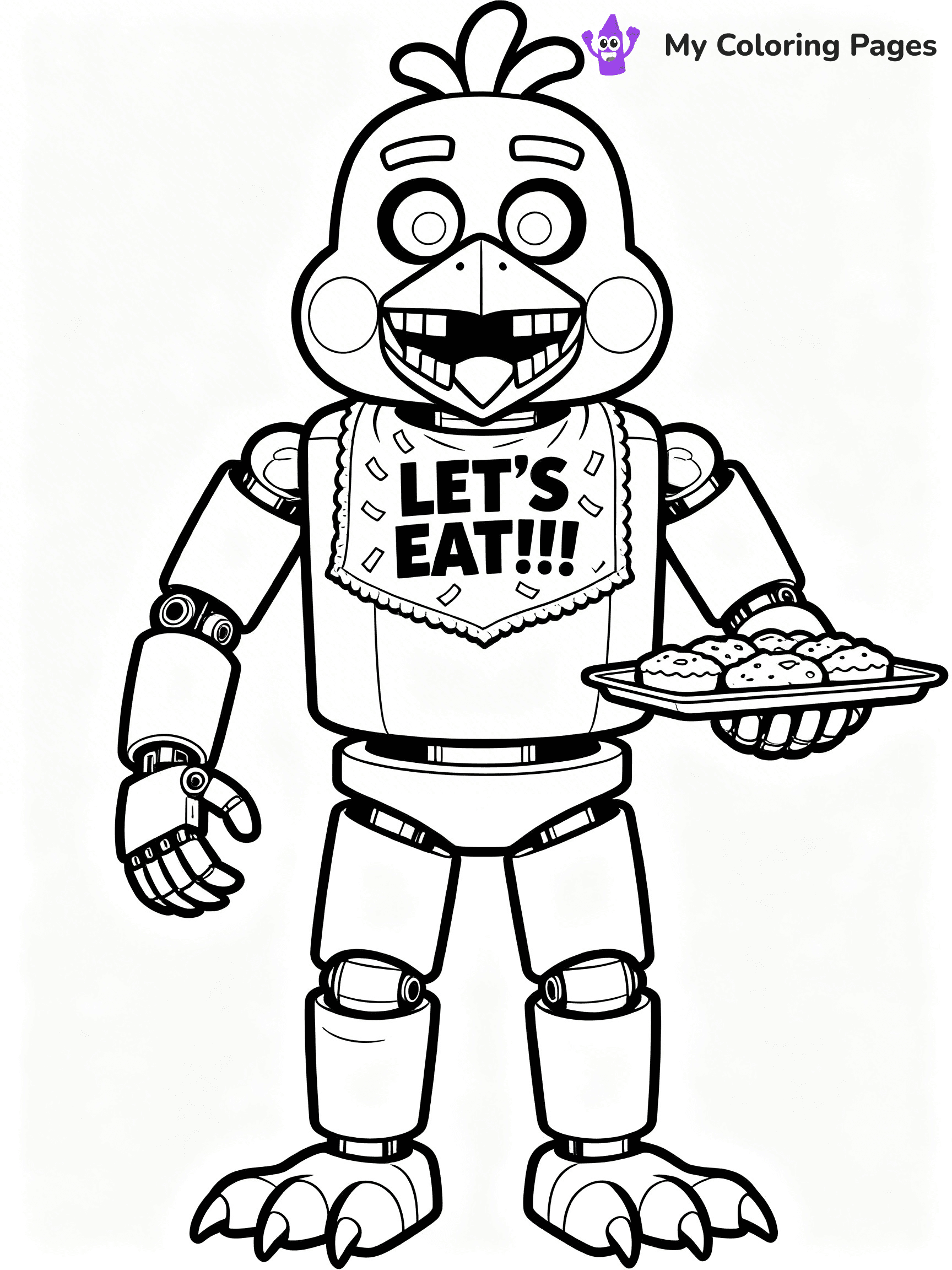 Chica Coloring Pages - 14