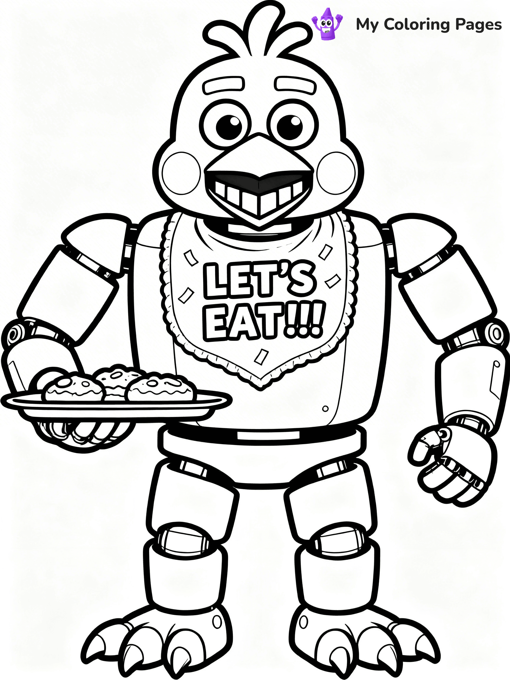 Chica Coloring Pages - 13