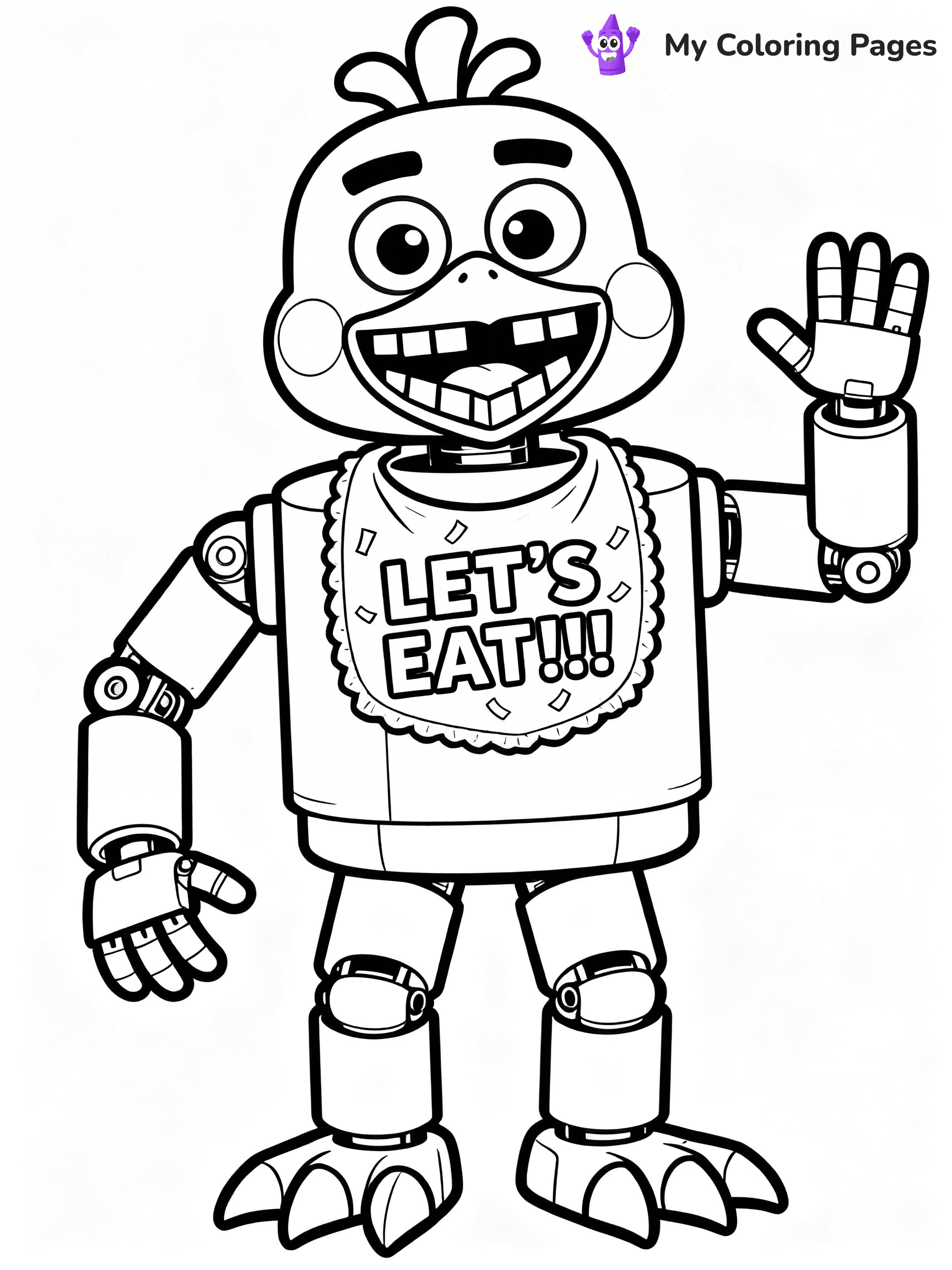 Chica Coloring Pages - 12