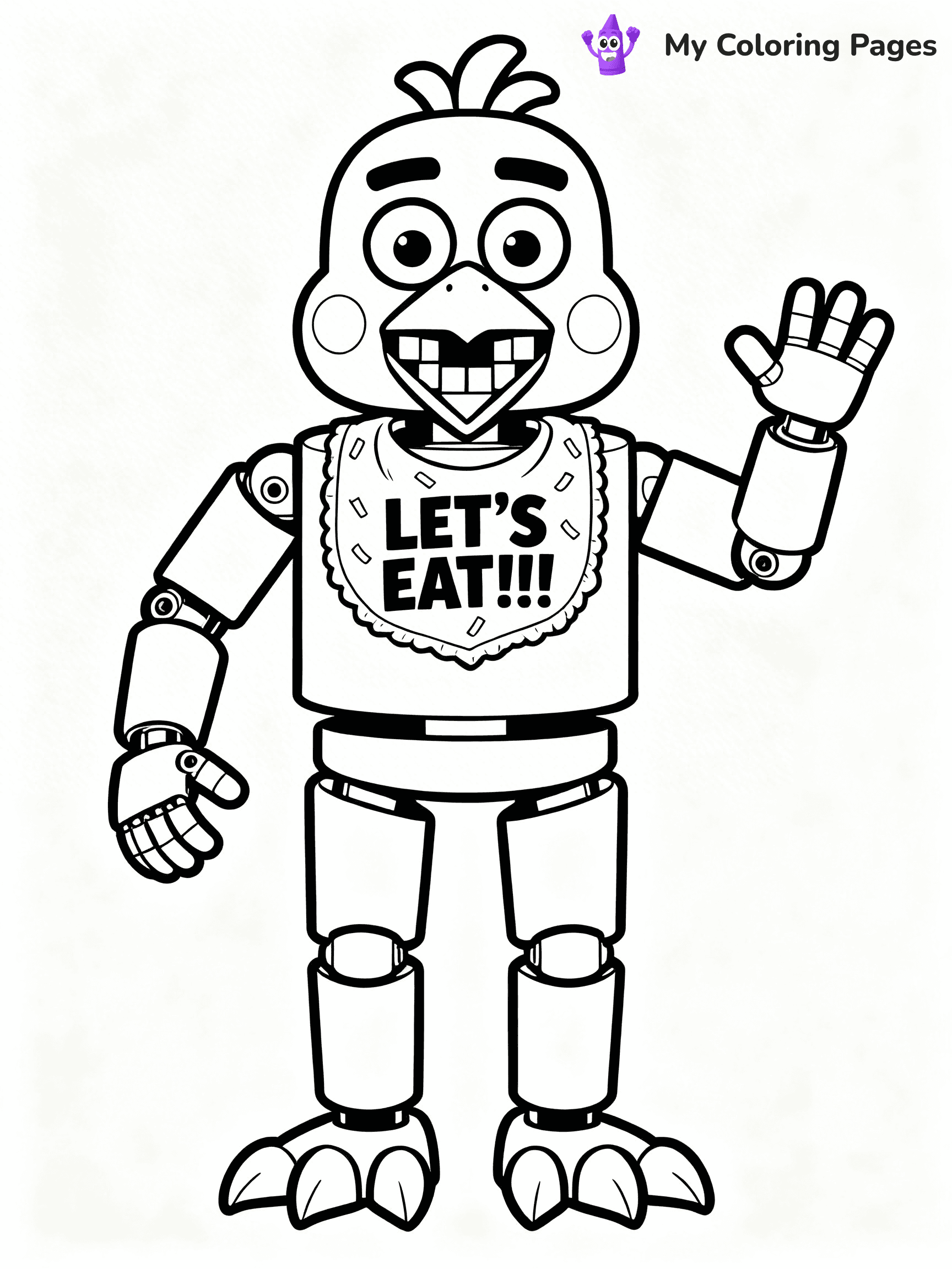 Chica Coloring Pages - 11