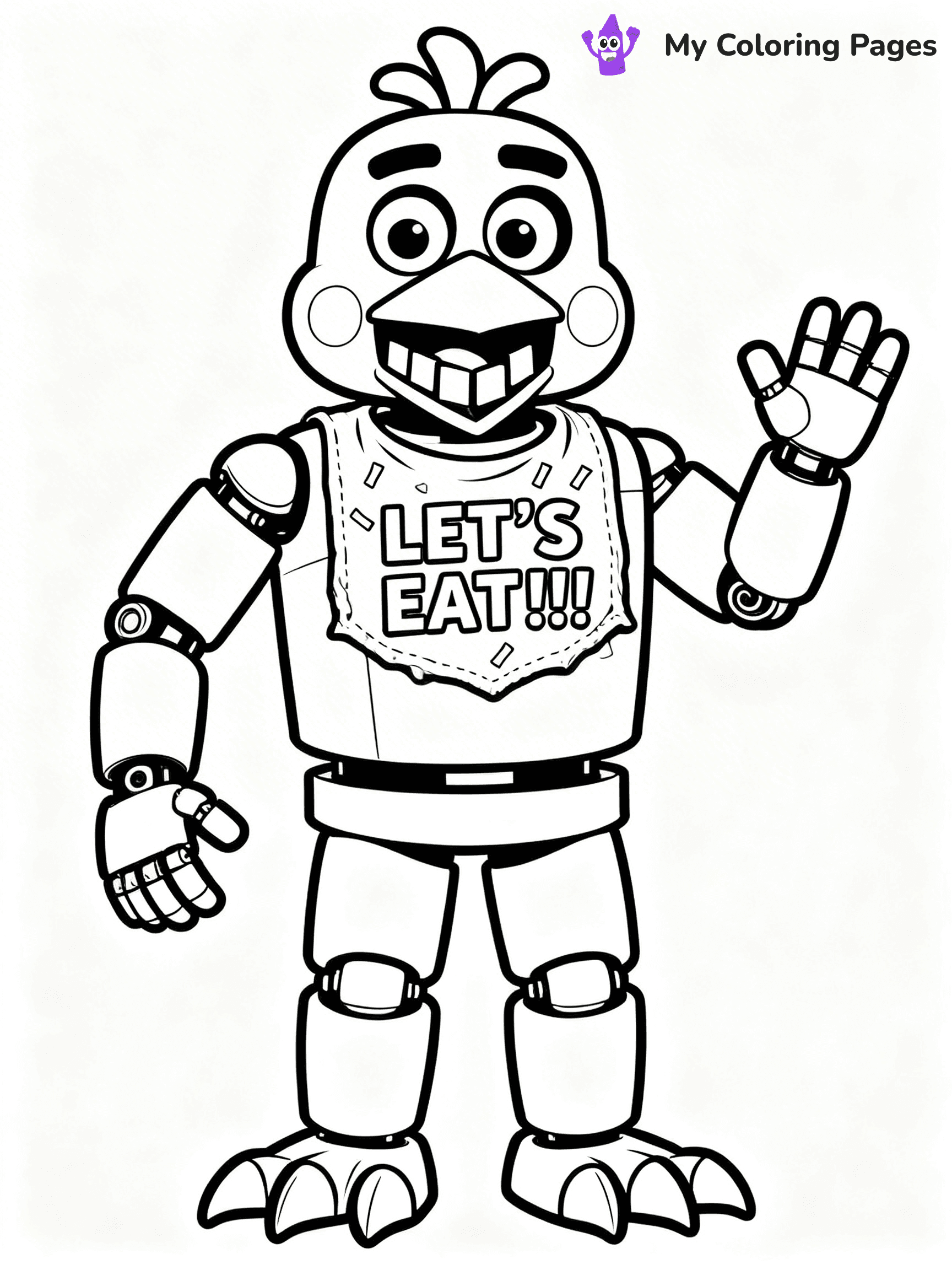 Chica Coloring Pages - 10