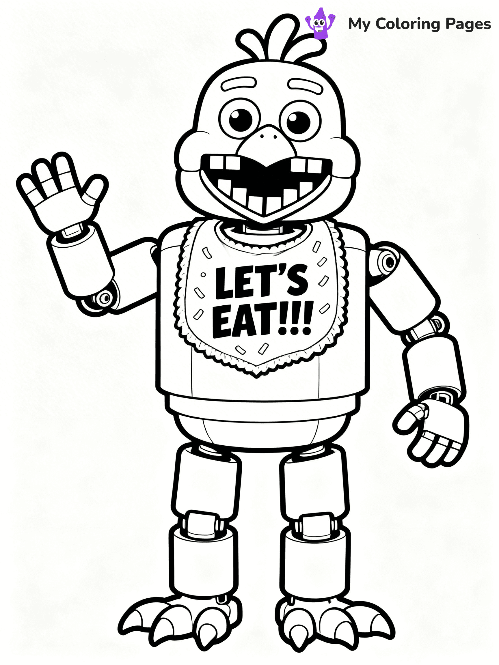 Chica Coloring Pages - 8
