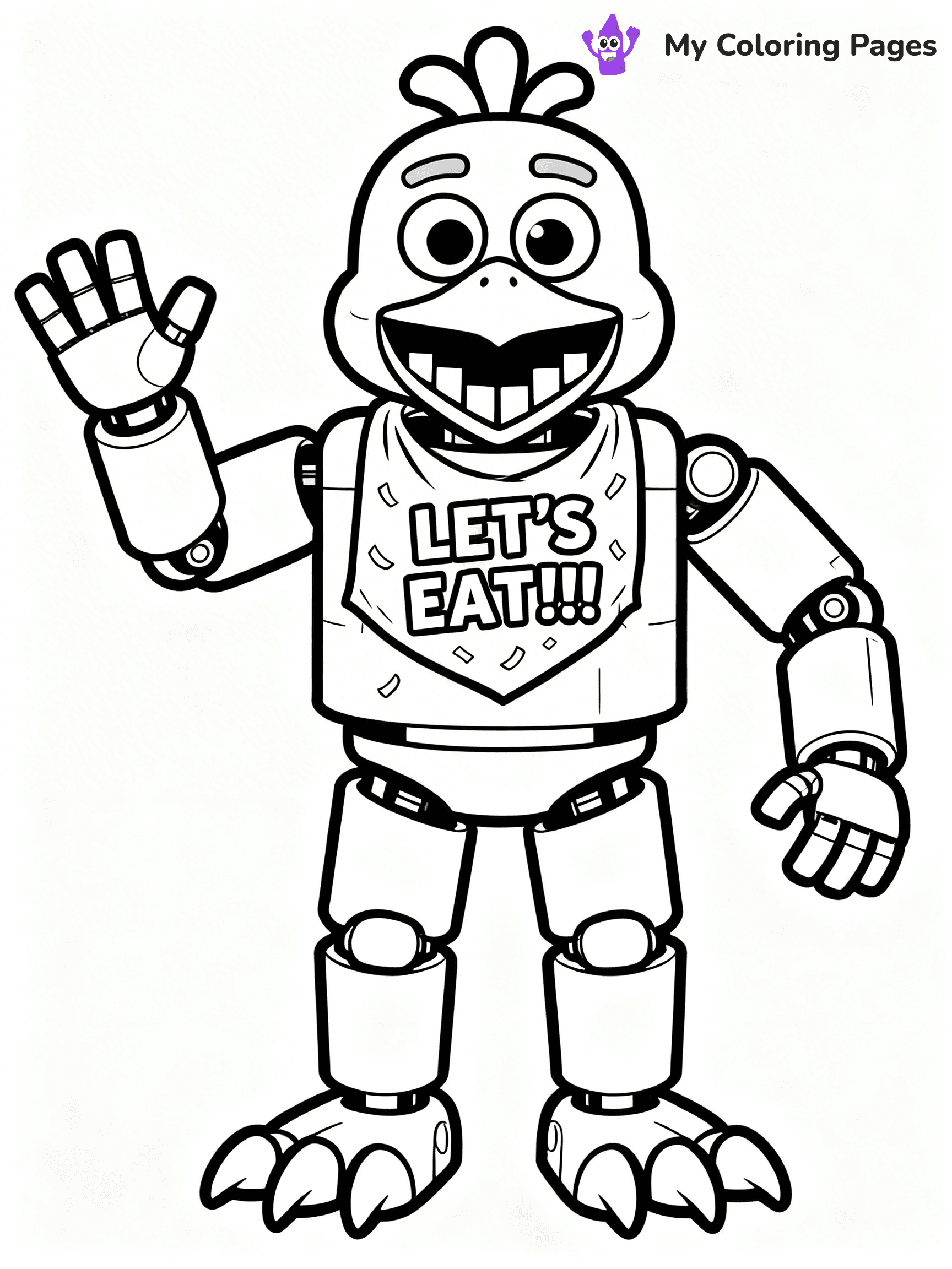 Chica Coloring Pages - 7