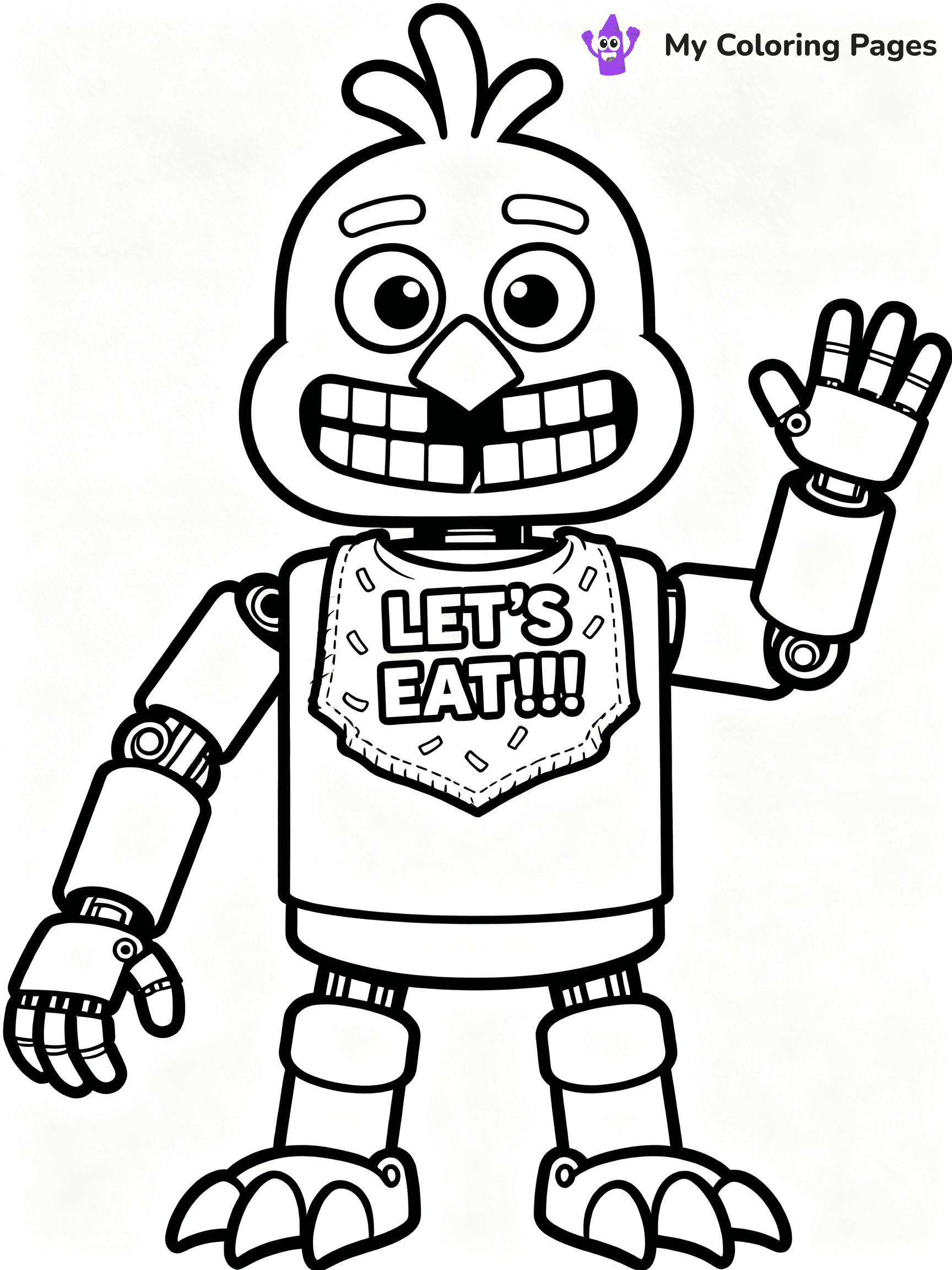 Chica Coloring Pages - 6